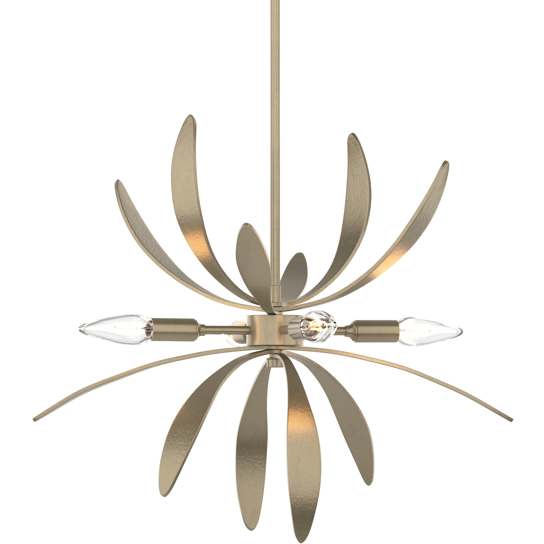 Dahlia 4 Light 21.3 inch Soft Gold Mini Pendant Ceiling Light