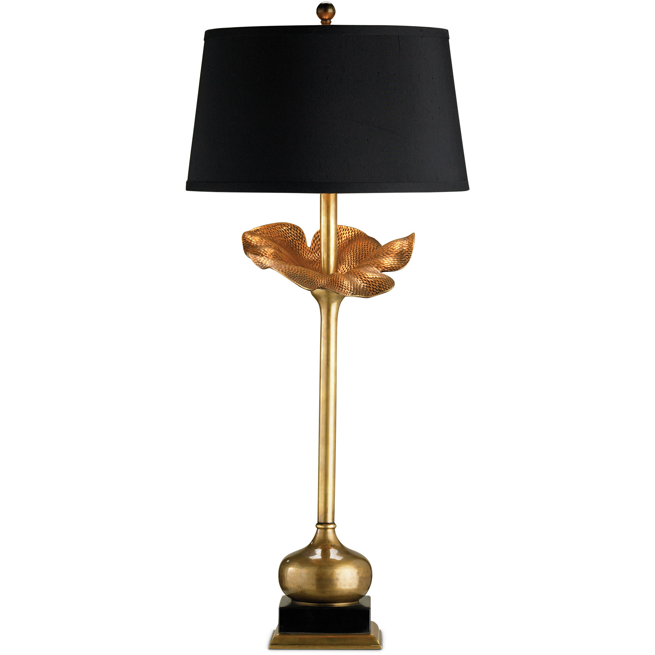 Metamorphosis 32 inch 150 watt Antique Brass and Black Table Lamp Portable Light