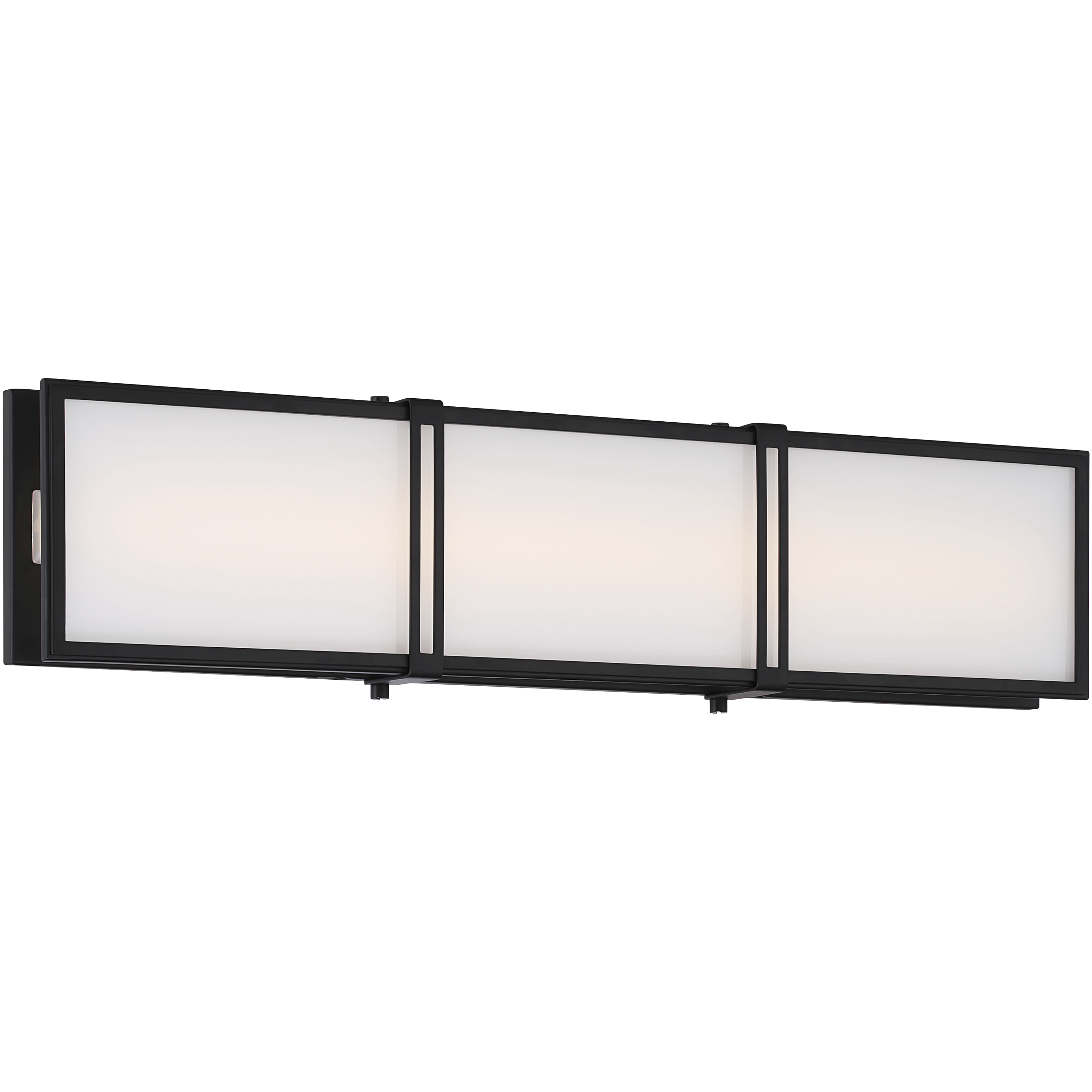 Merick LED 24 inch Dark Matte Black Bath Bar Wall Light