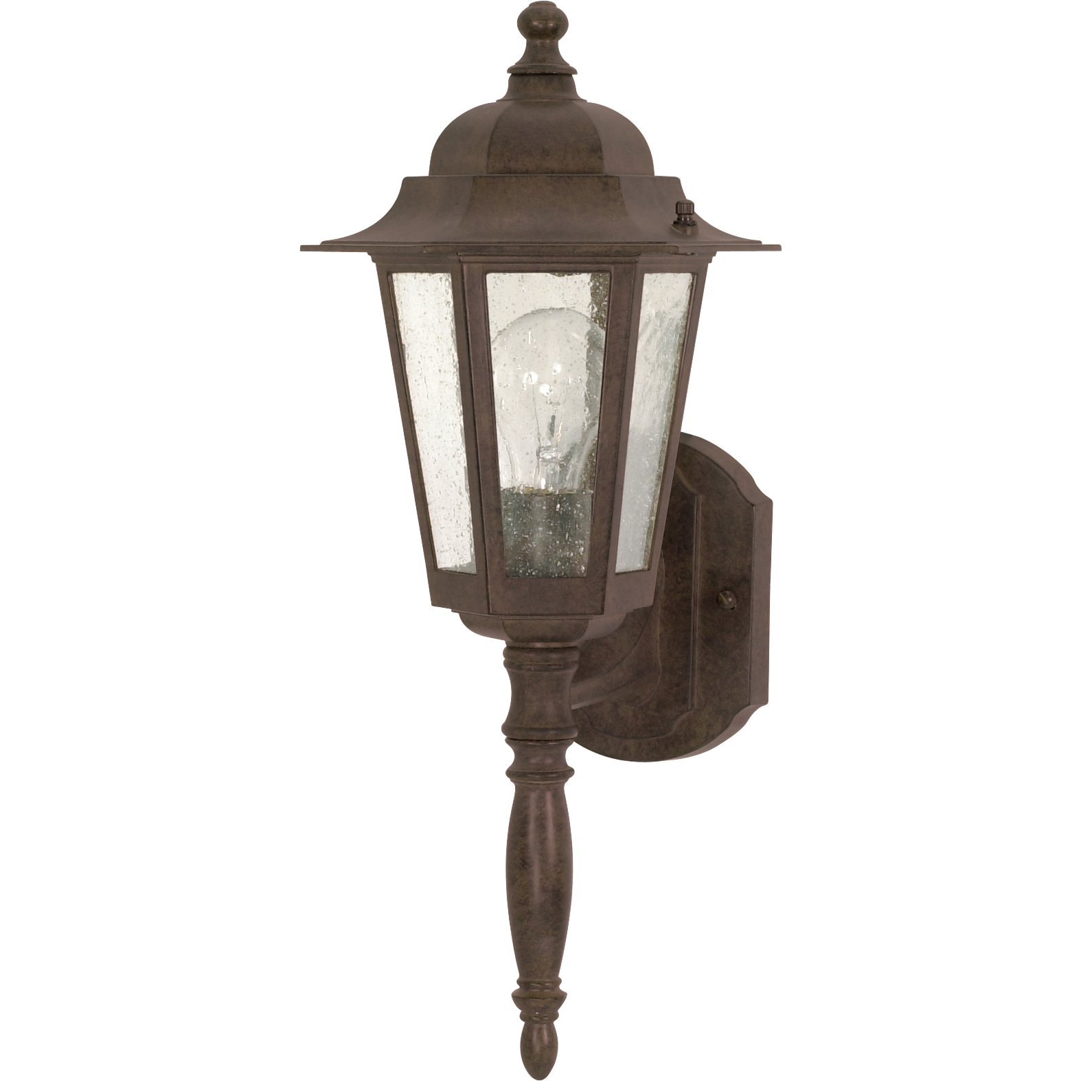 Central Park 1 Light 18 inch Old Bronze Outdoor Wall Lantern