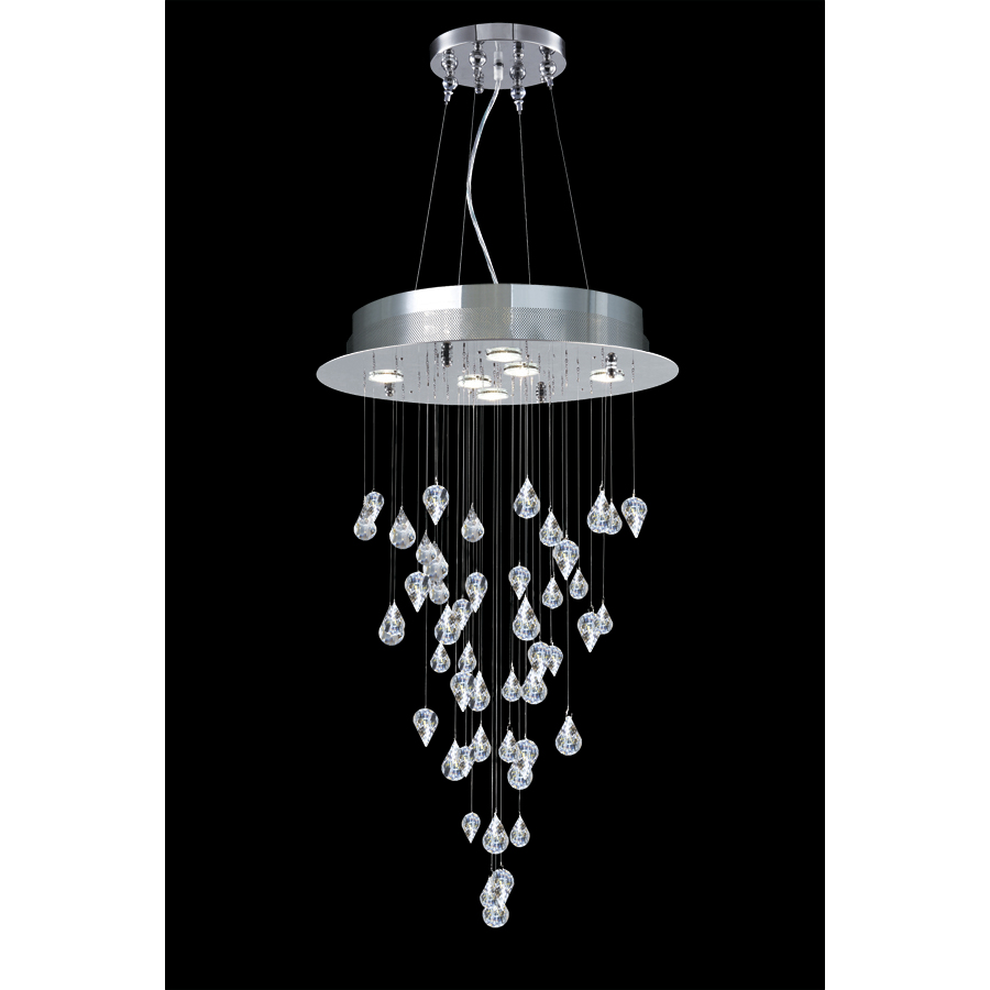 Medallion 6 Light 20 inch Silver Chandelier Ceiling Light