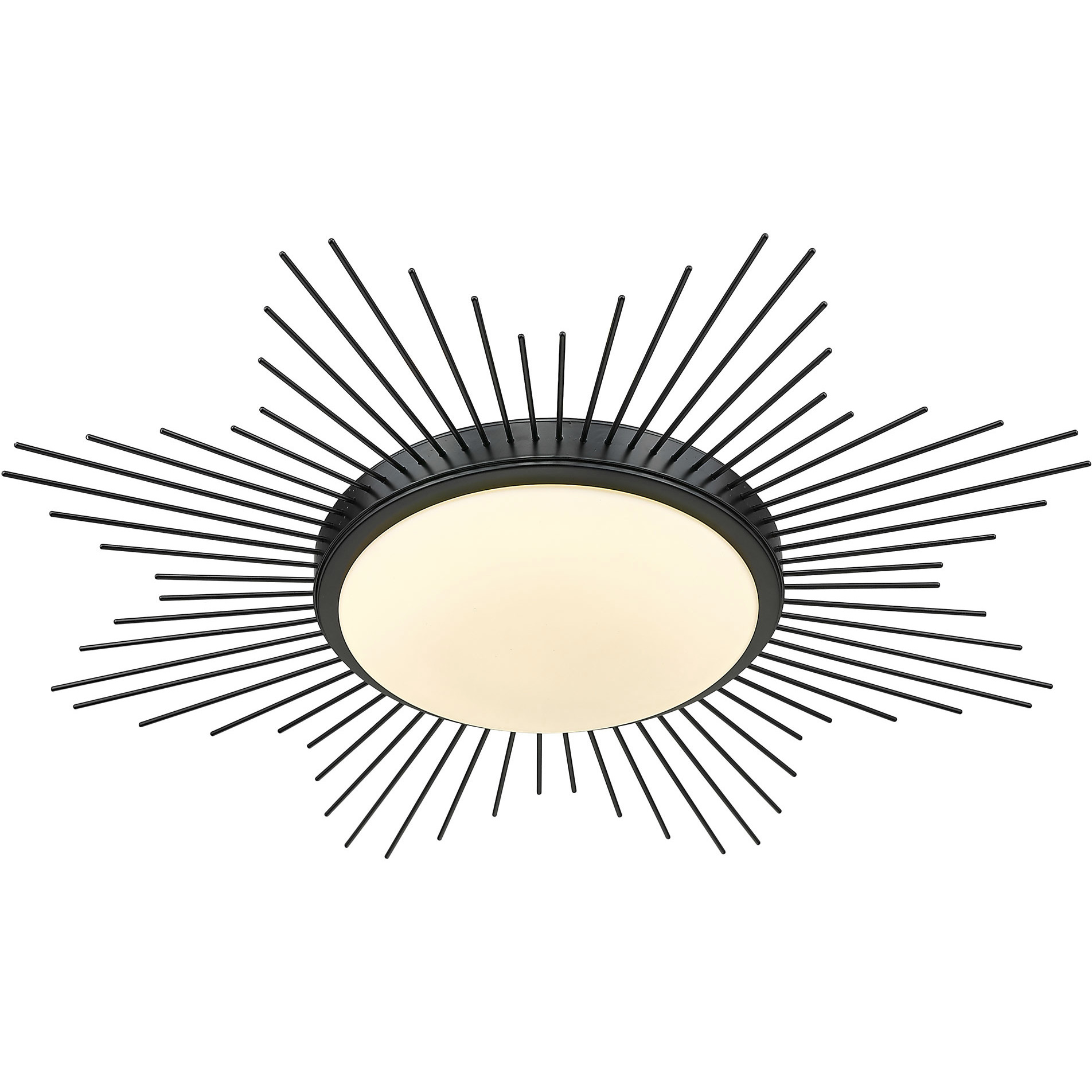 Kieran LED 24 inch Matte Black Flush Mount Ceiling Light