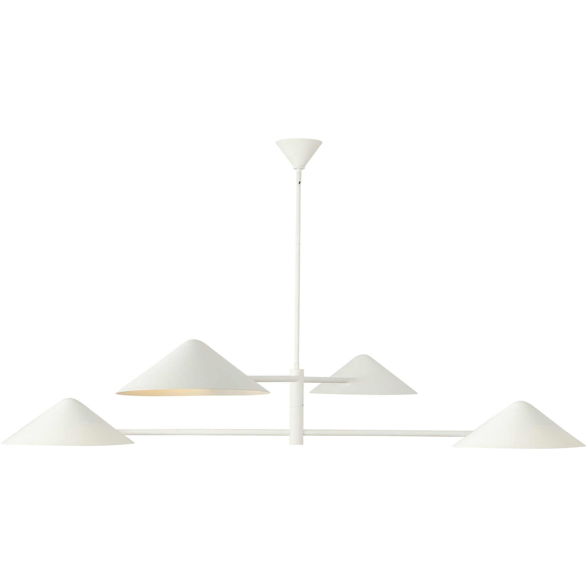 Alora Mood Ashford 4 Light 57.5 inch Antique White Chandelier Ceiling Light