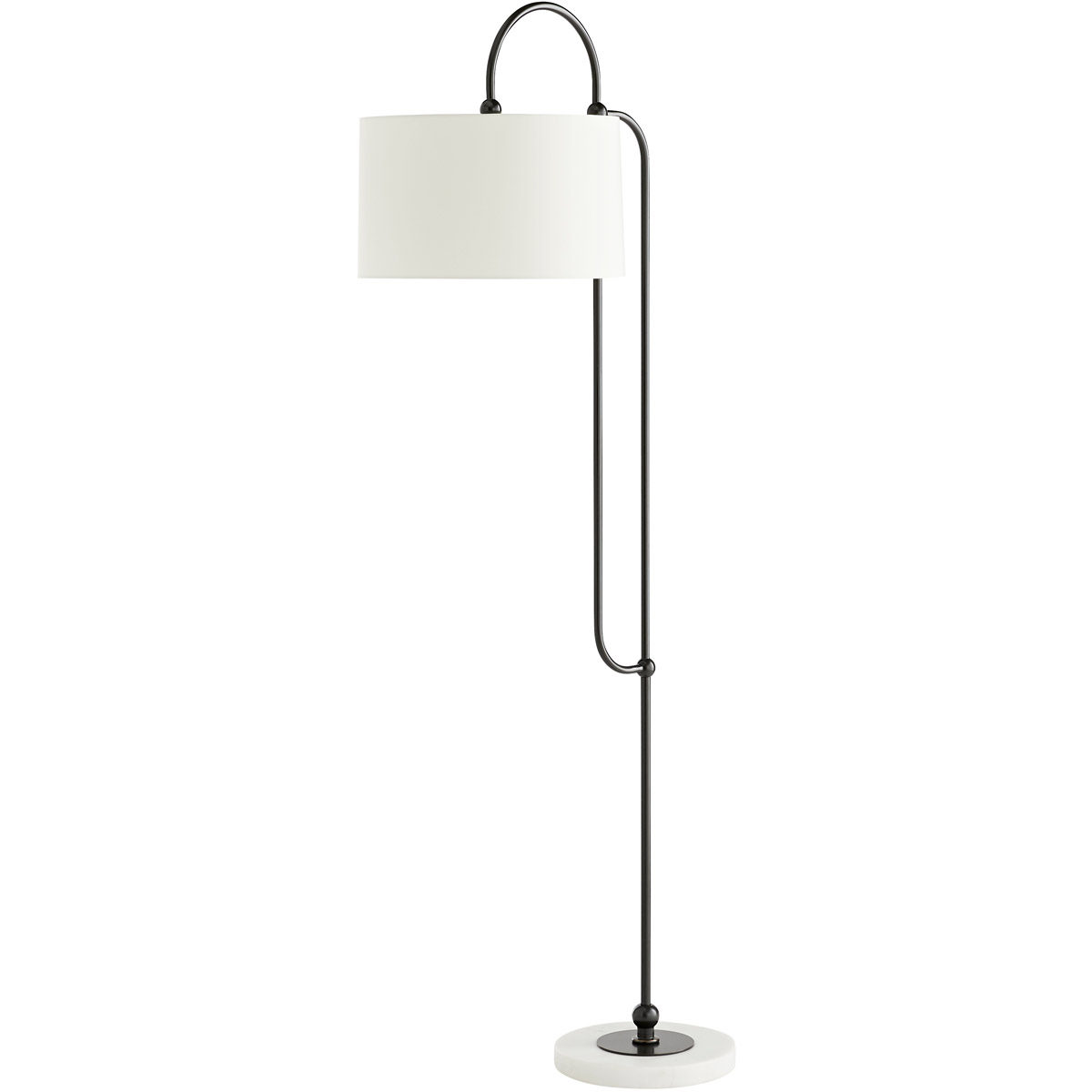 Dorchester 74.5 inch 100 watt Bronze Floor Lamp Portable Light