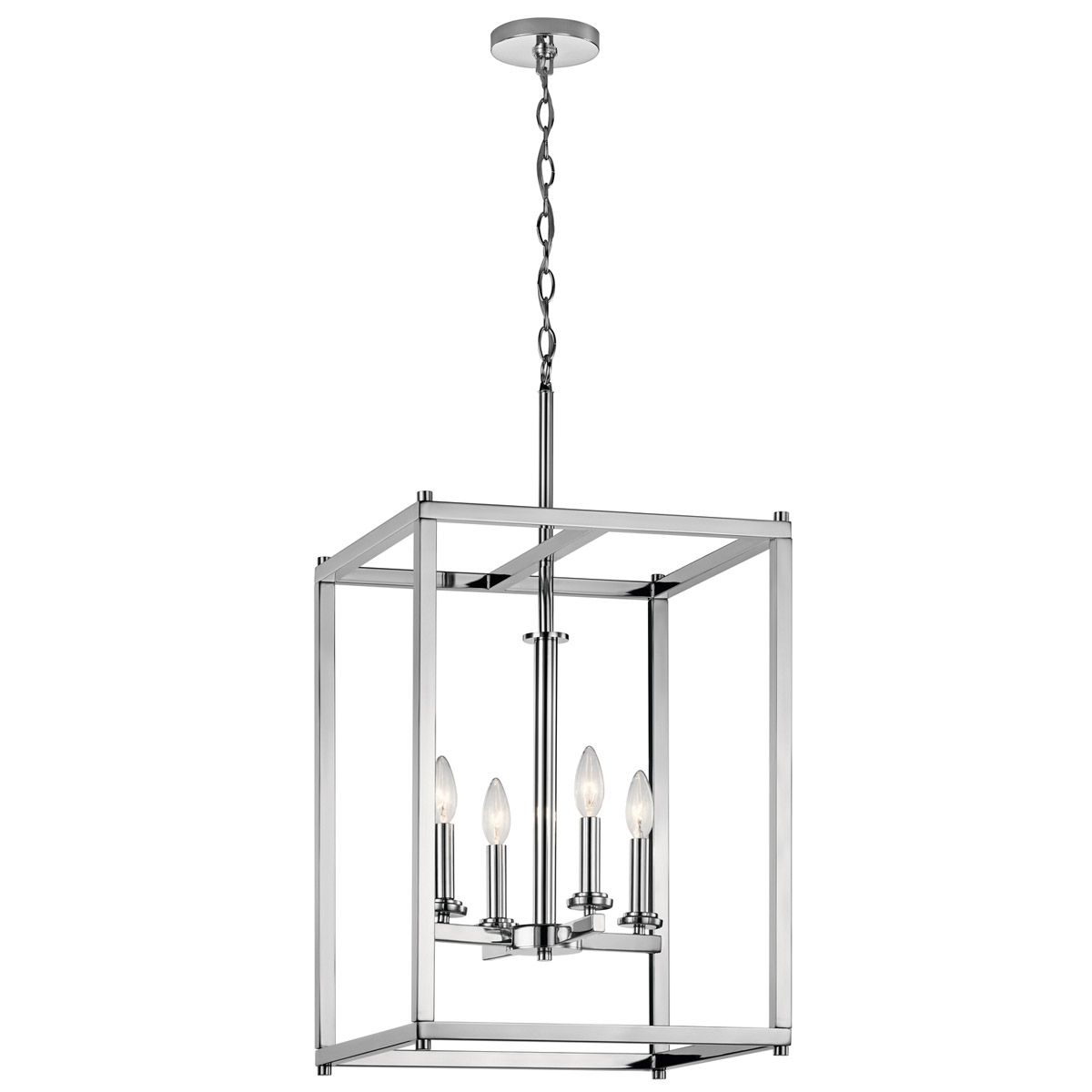 Crosby 4 Light 16 inch Chrome Foyer Pendant Ceiling Light