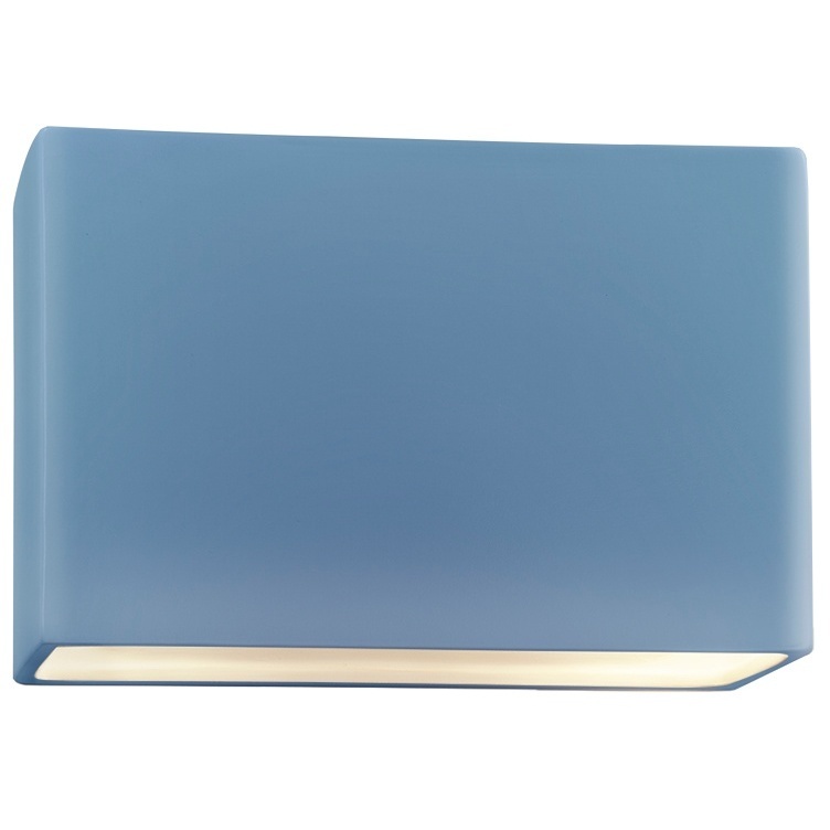 Ambiance 1 Light 10 inch Sky Blue Wall Sconce Wall Light