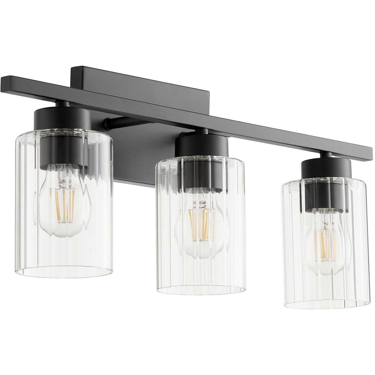Ladin 3 Light 22 inch Noir Vanity Light Wall Light