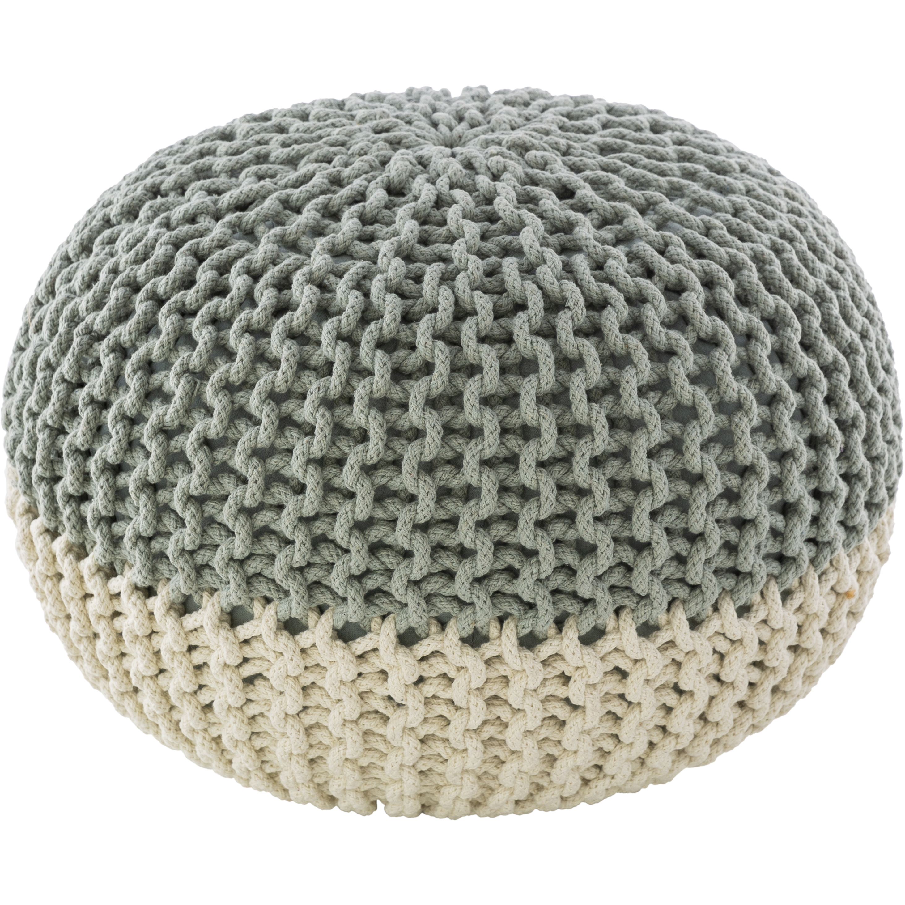 Seafoam pouf on sale