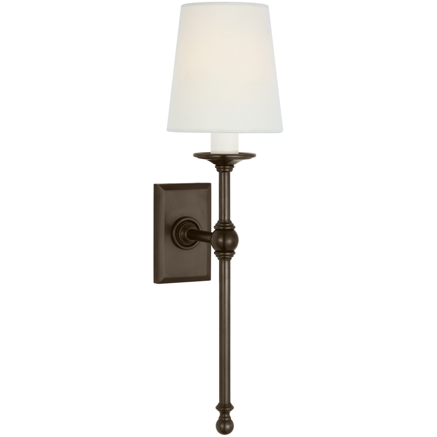 Chapman & Myers Classic LED 5 inch Bronze Tail Sconce Wall Light