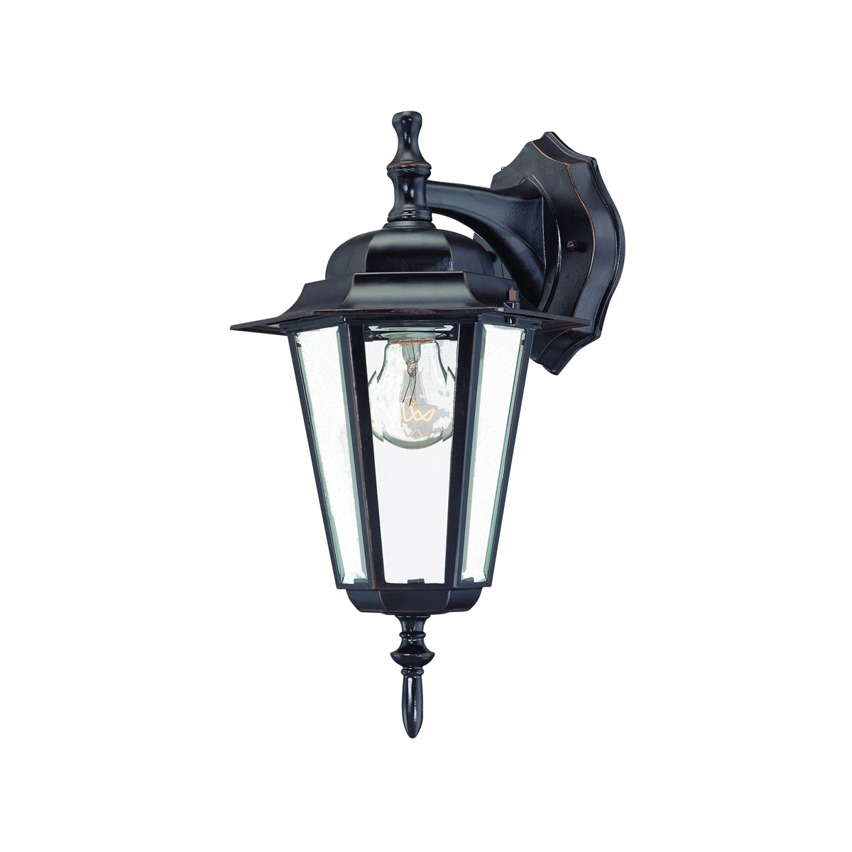 Camelot 1 Light 15 inch Architectural Bronze Exterior Wall Mount