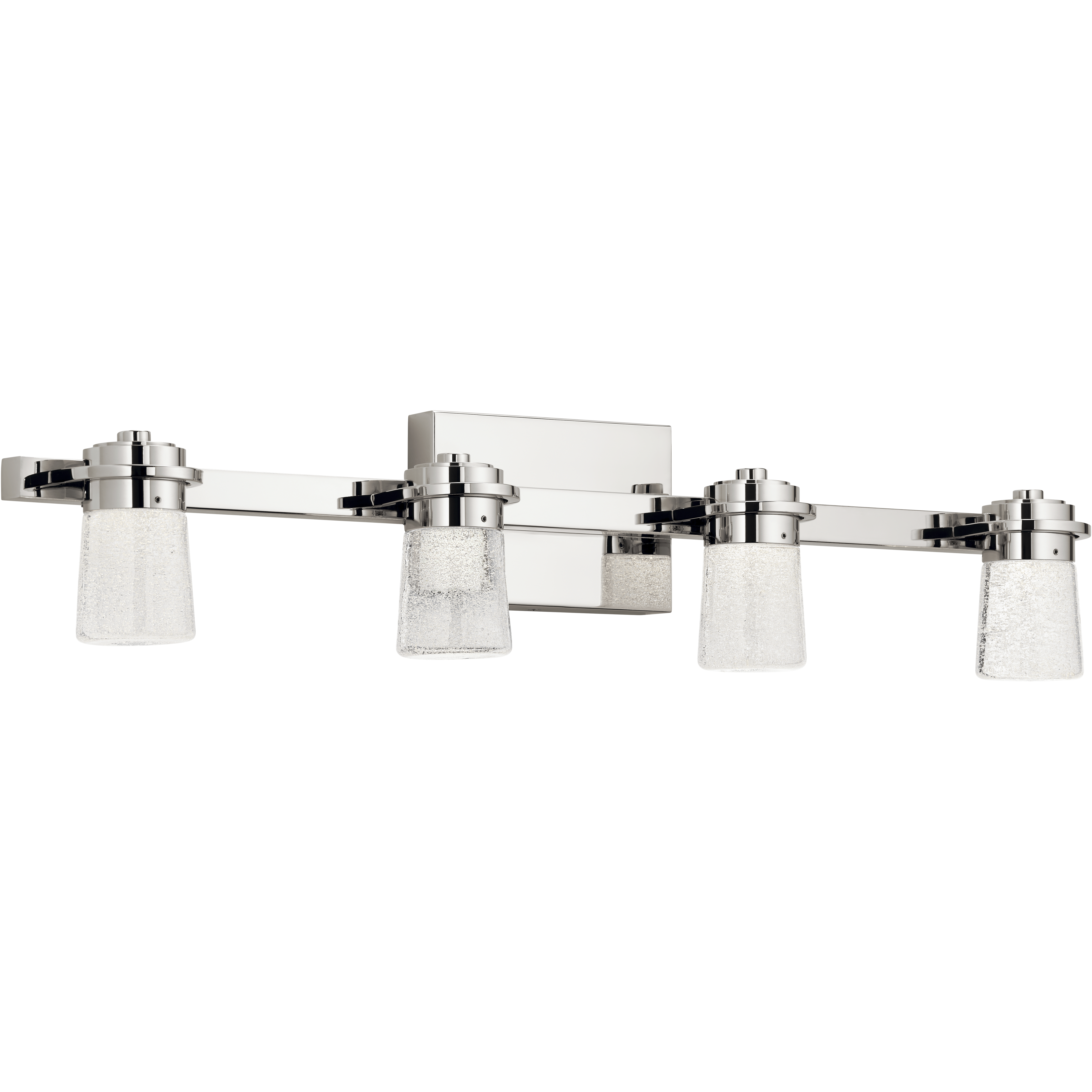 Vada LED 30.75 inch Polished Nickel Bathroom Vanity Light Wall Light, 4 Arm