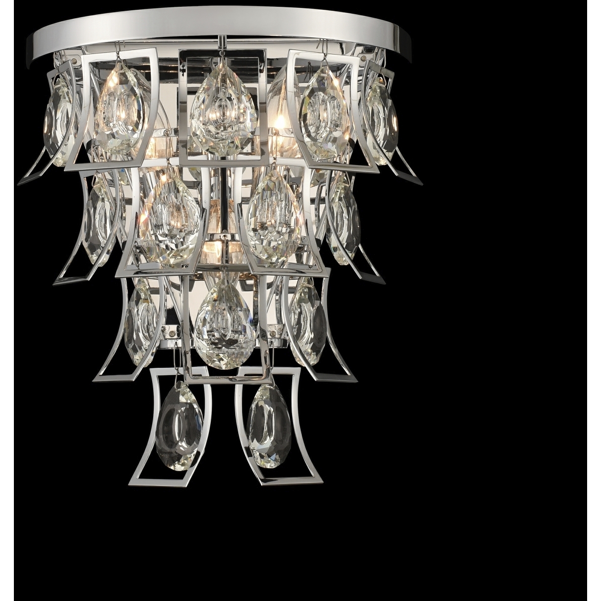 Carmella 3 Light 11 inch Chrome Wall Sconce Wall Light