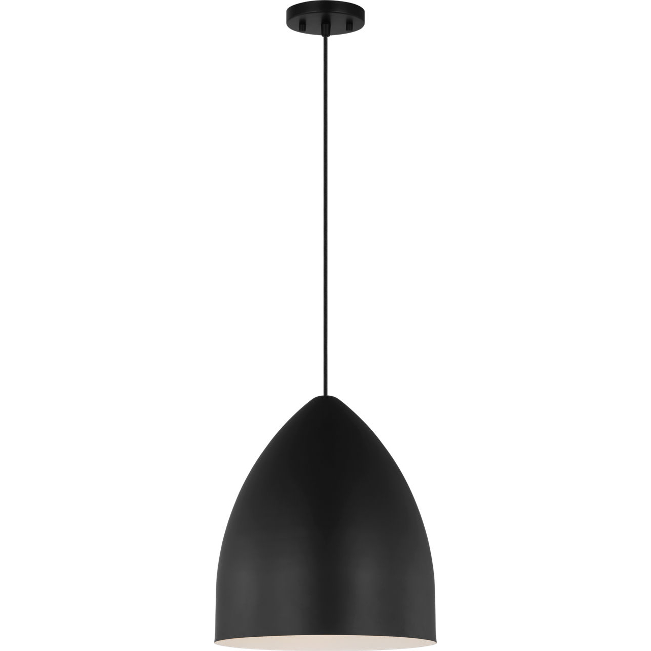 Drew & Jonathan Scott Huron 1 Light 13 inch Midnight Black Pendant Ceiling Light
