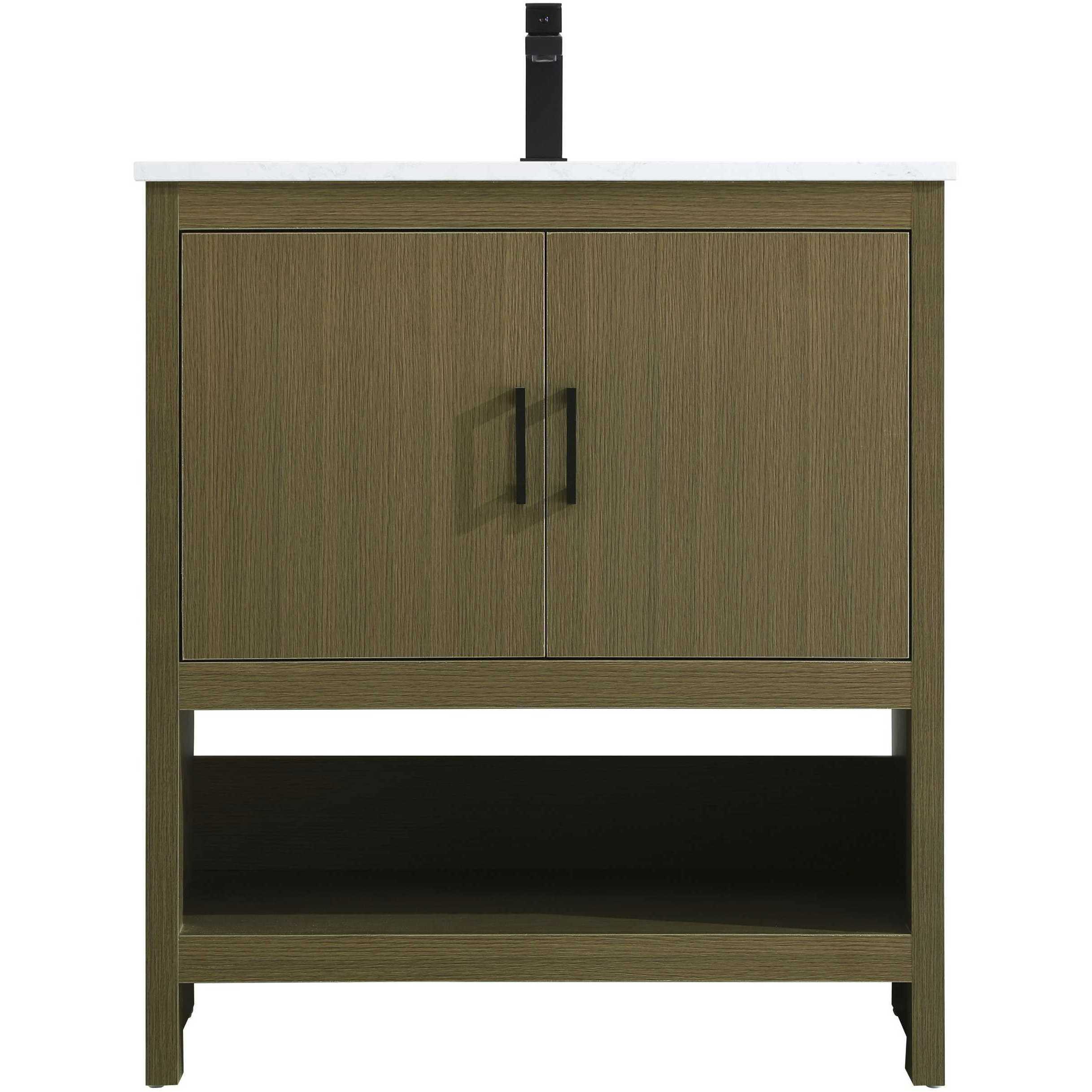 Ira 30 X 34 inch Chestnut Brown Bathroom Vanity Cabinet