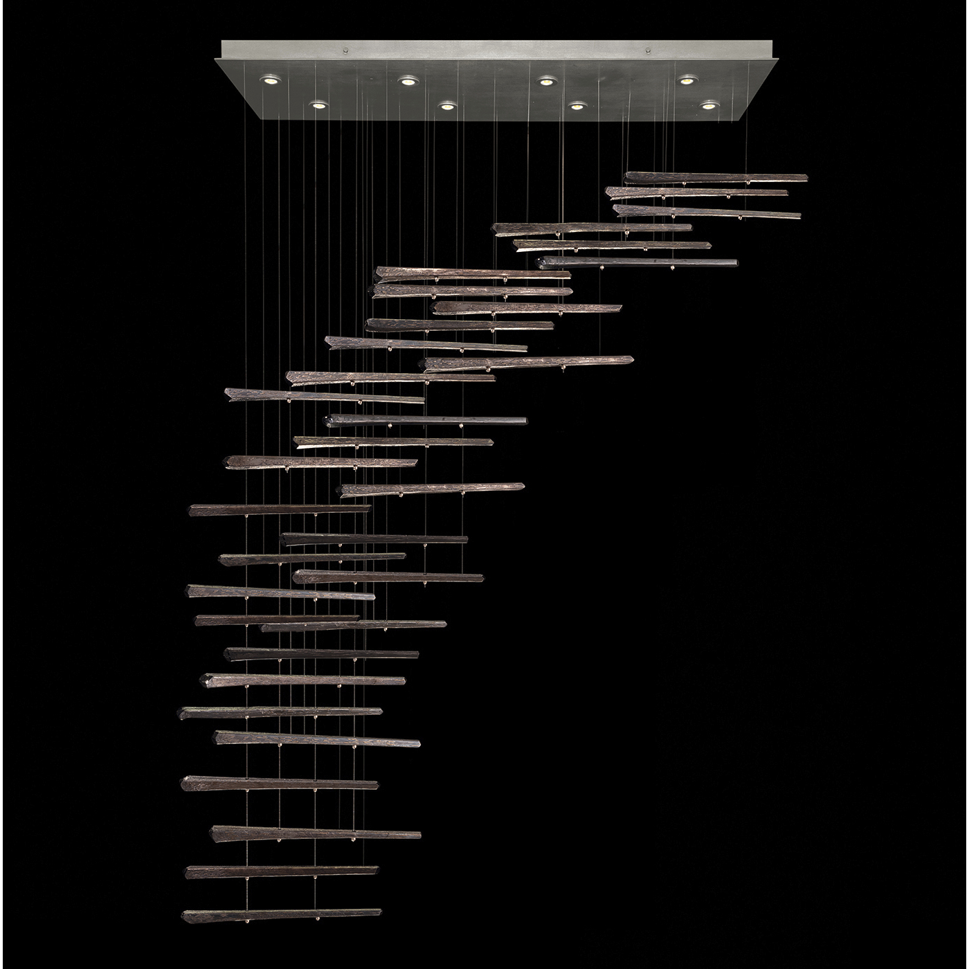 Elevate LED 62 inch Silver Pendant Ceiling Light