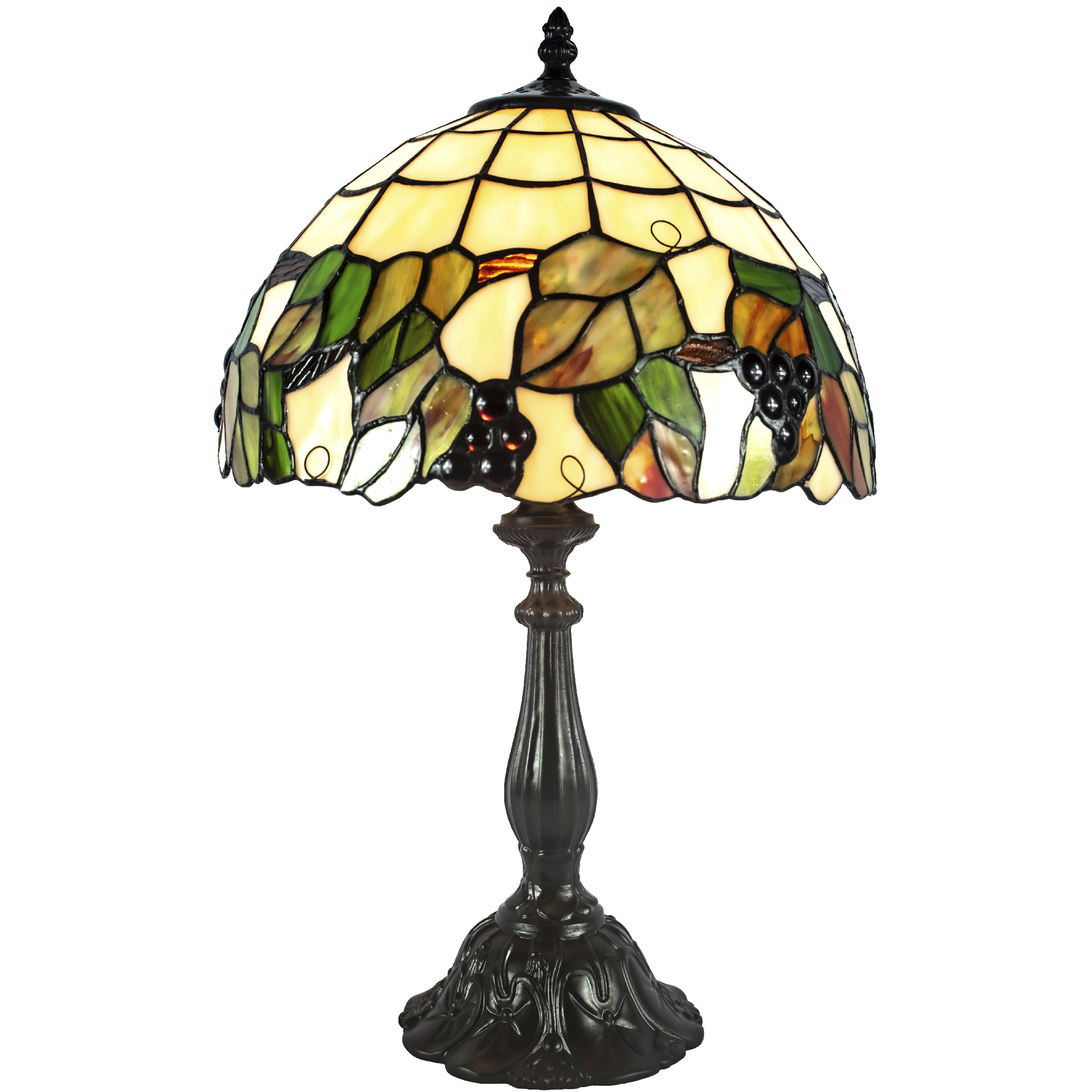 Alcira Jewel 19 inch 75.00 watt Dark Coffee Table Lamp Portable Light