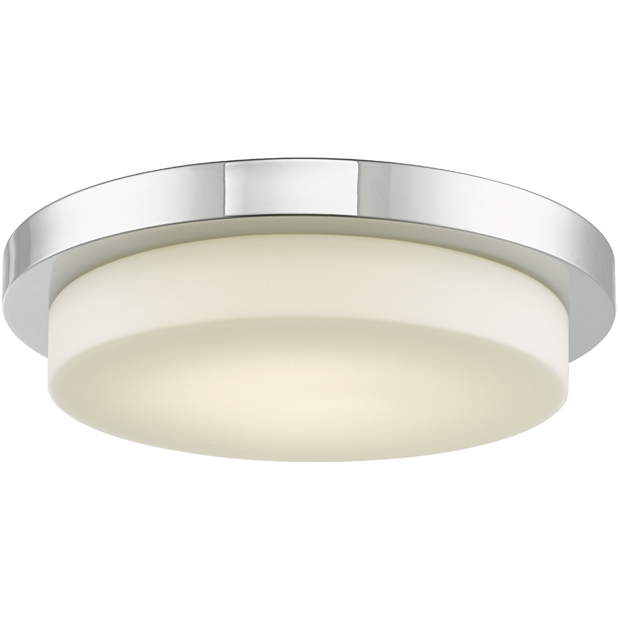 Step LED 15.8 inch Chrome Flush Mount Ceiling Light