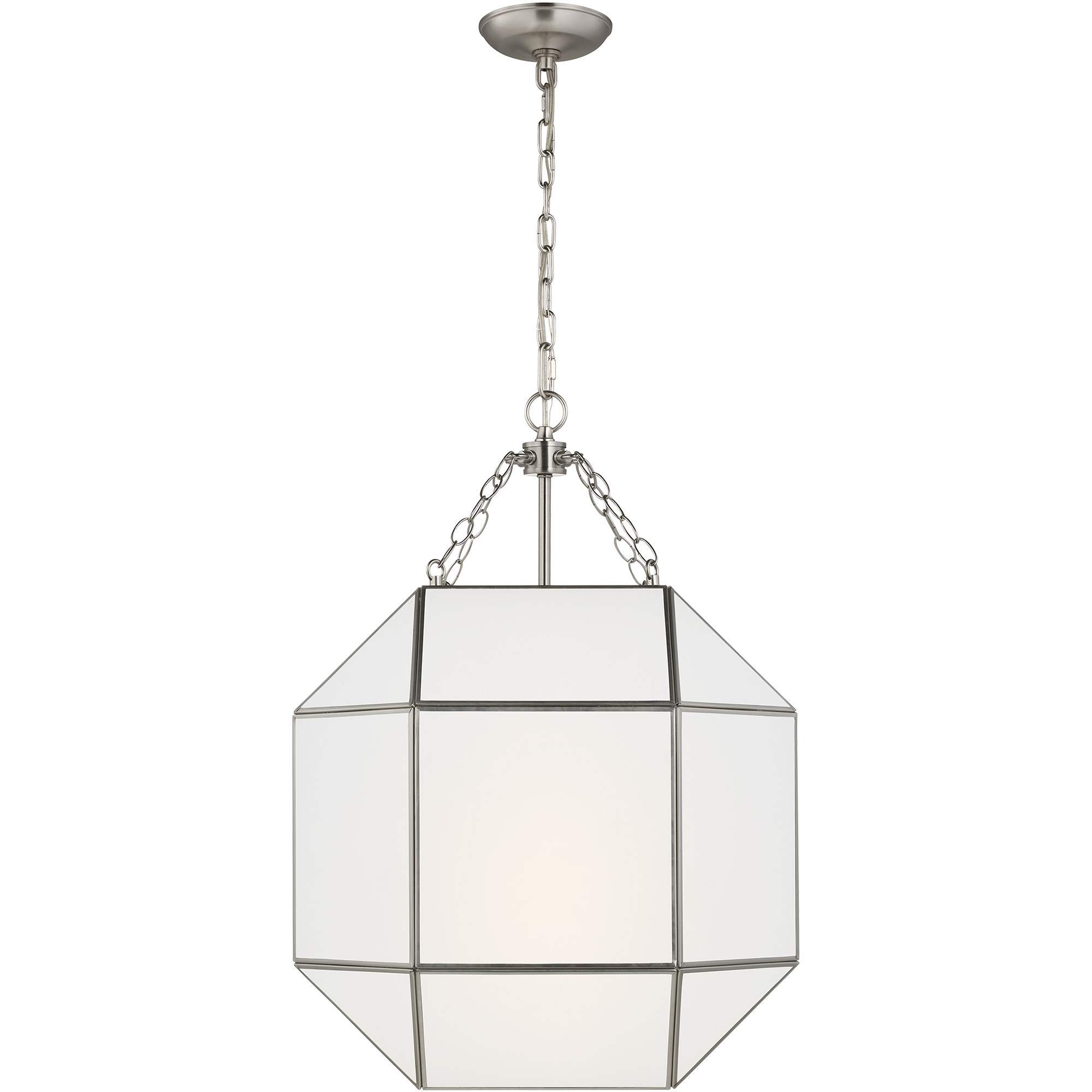 Suzanne Kasler Morrison 3 Light 18.5 inch Brushed Nickel Pendant Ceiling Light