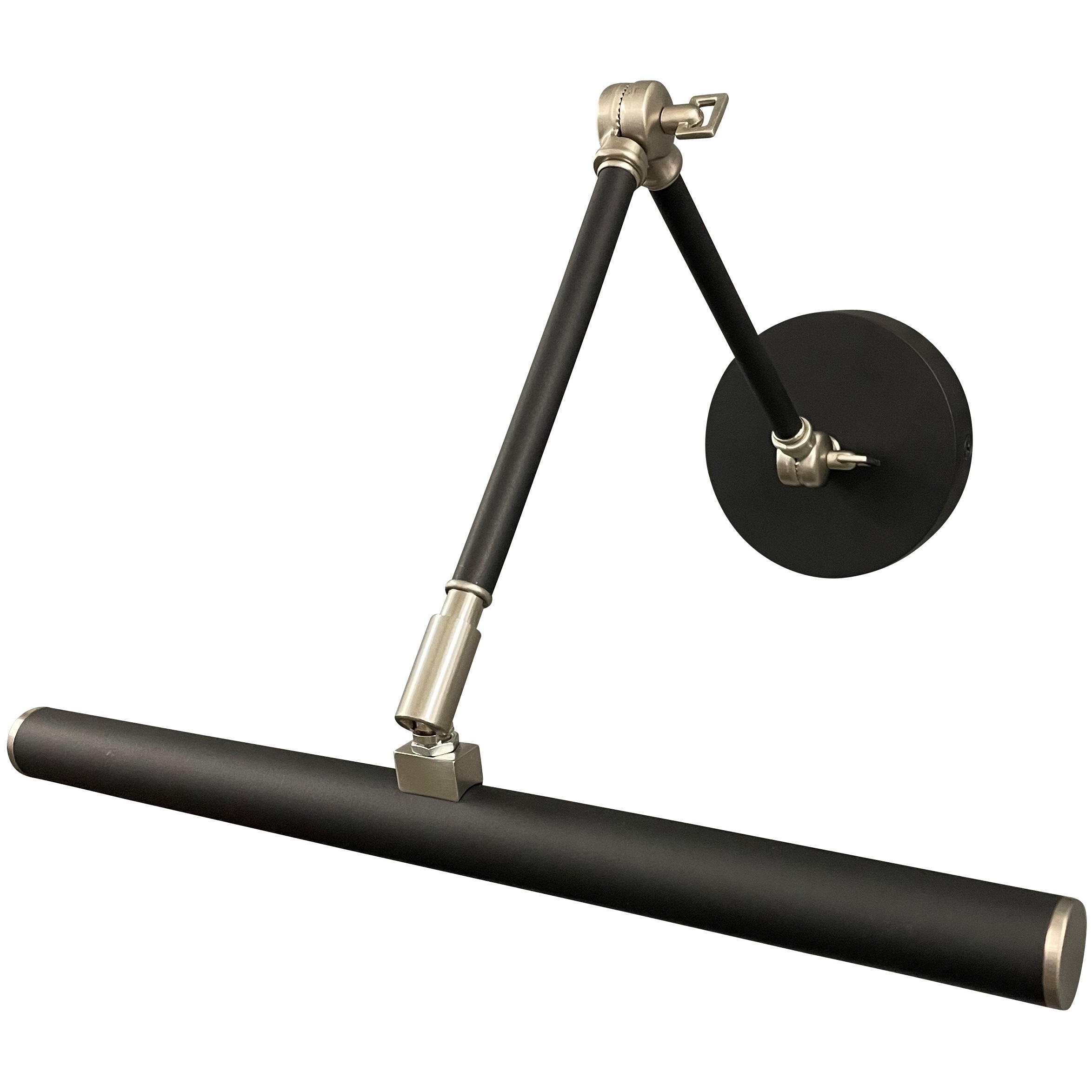 House of Troy Amelia 4.5 watt 14 inch Black and Satin Nickel Picture Light Wall Light DALEDZ14-BLKSN - Open Box