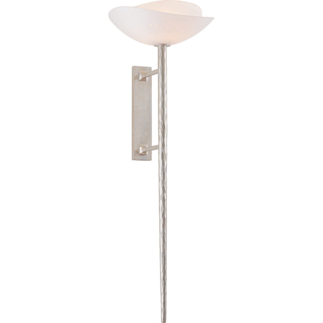 Coppa Wall Sconce Wall Light in Warm Silver Leaf