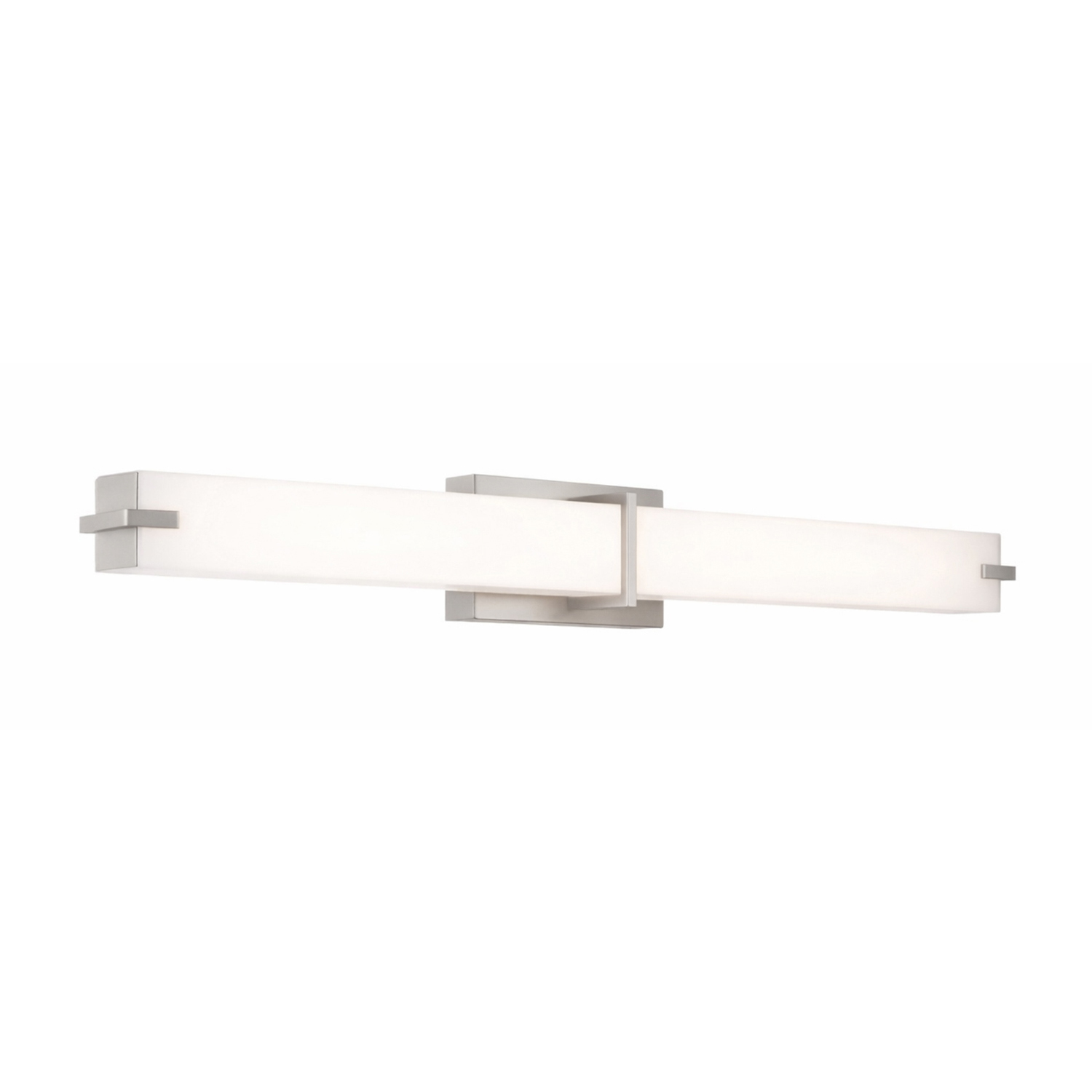 Miller 1 Light 36 inch Satin Nickel Vanity Light Wall Light