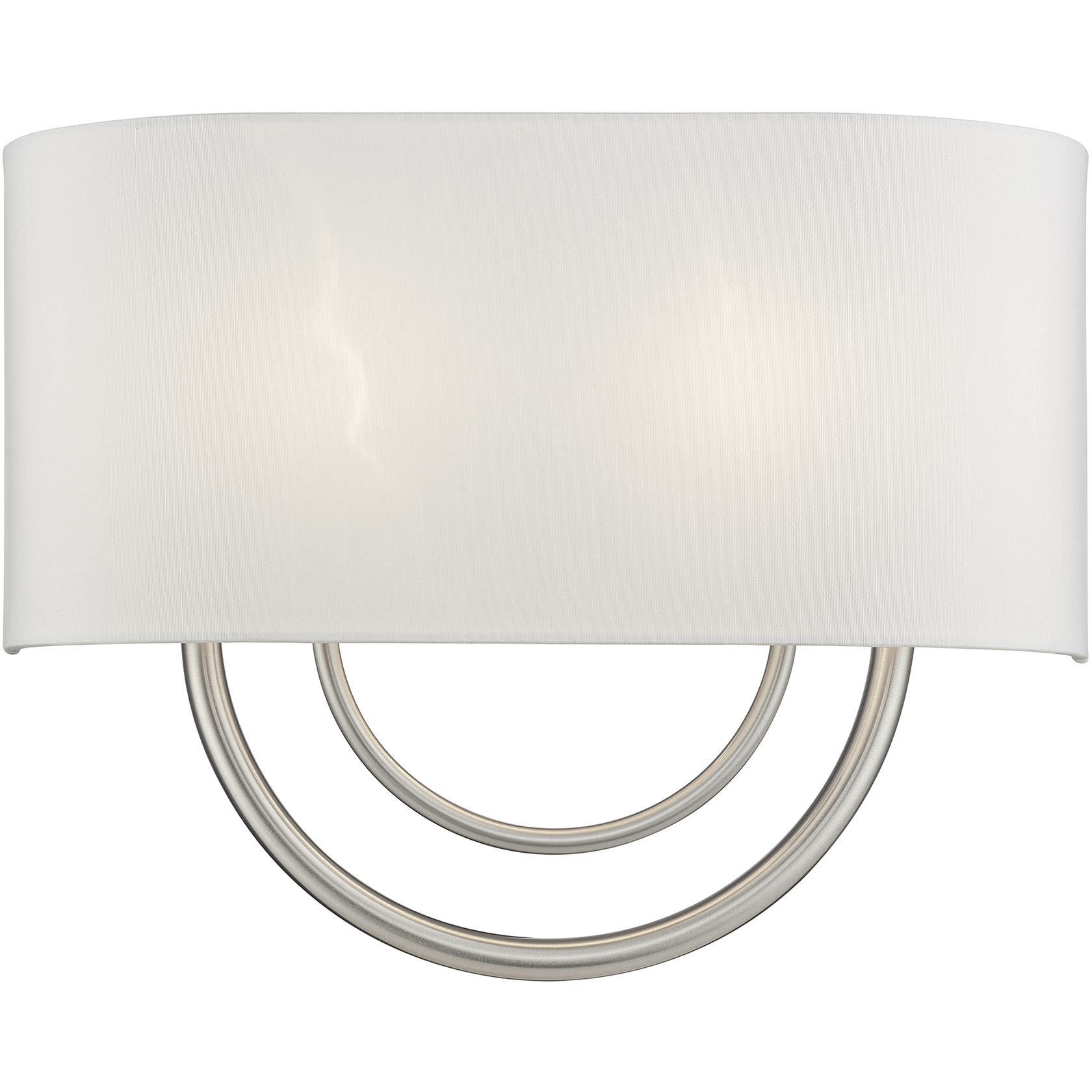 Stratton 2 Light 15 inch Brushed Nickel ADA Wall Sconce Wall Light