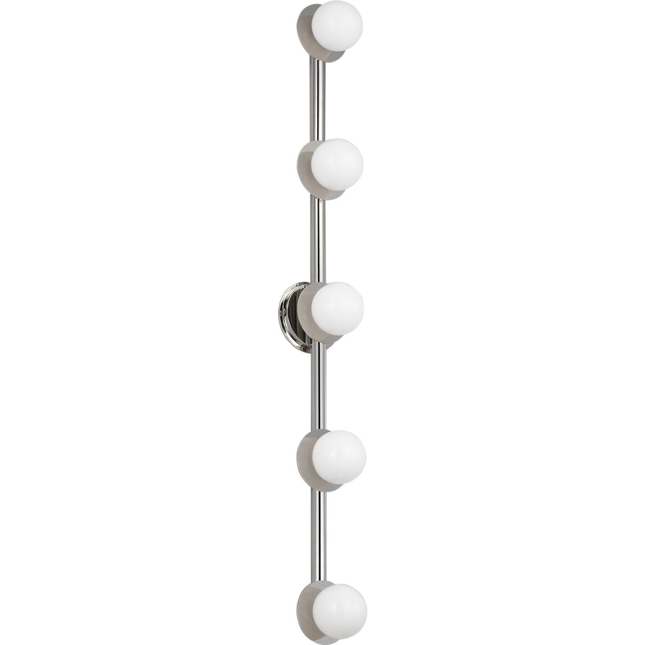Kelly by Kelly Wearstler Nodes 5 Light 56 inch Polished Nickel Wall Bath Vanity Wall Light