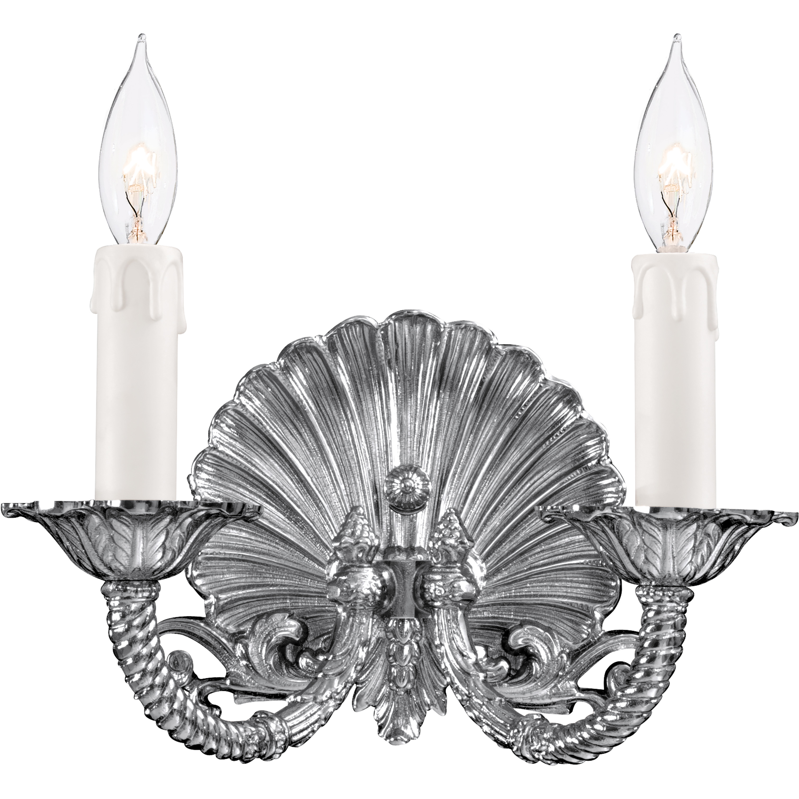 Metropolitan Family Collection Wall Sconce Wall Light in Polished Chrome