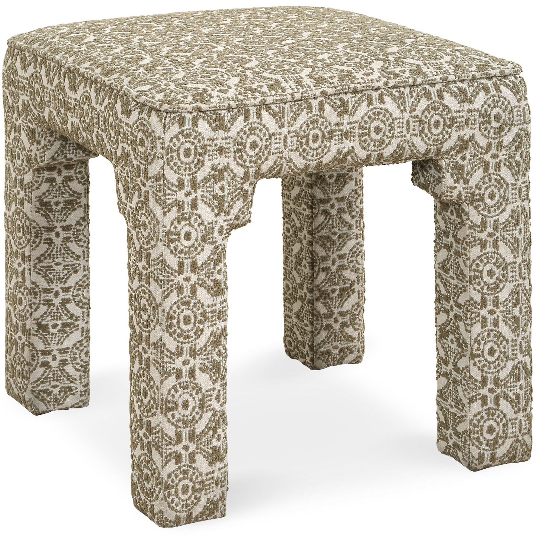 Satoria Olive Green Boucle Bench