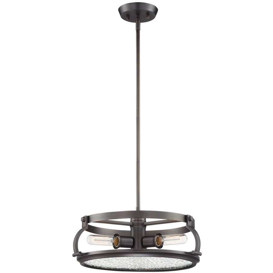 Eaton 3 Light 18 inch Satin Copper Bronze Pendant Ceiling Light