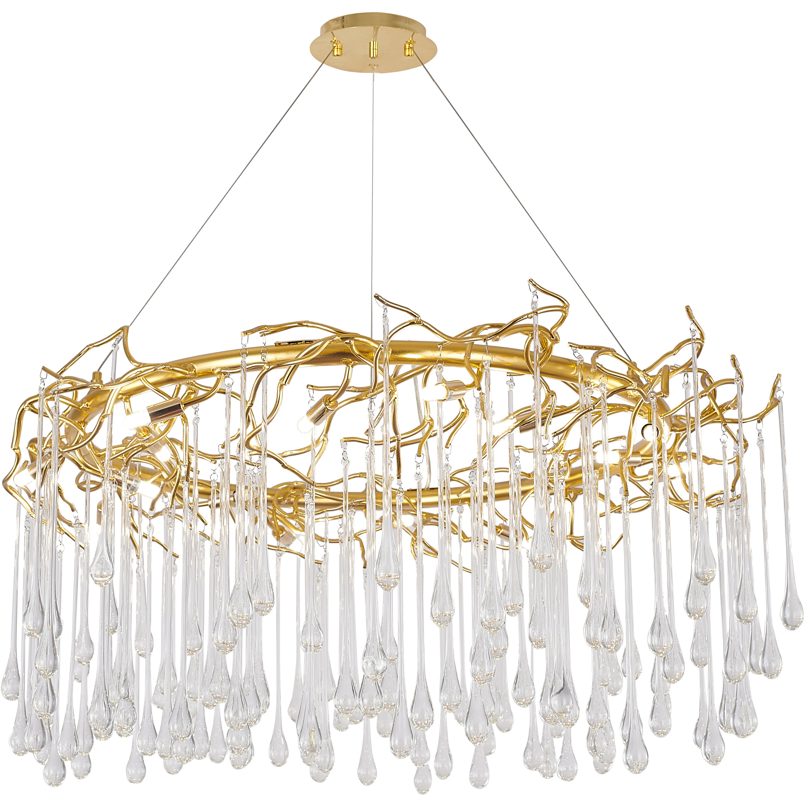 Canada 16 Light 43 inch Gold Chandelier Ceiling Light
