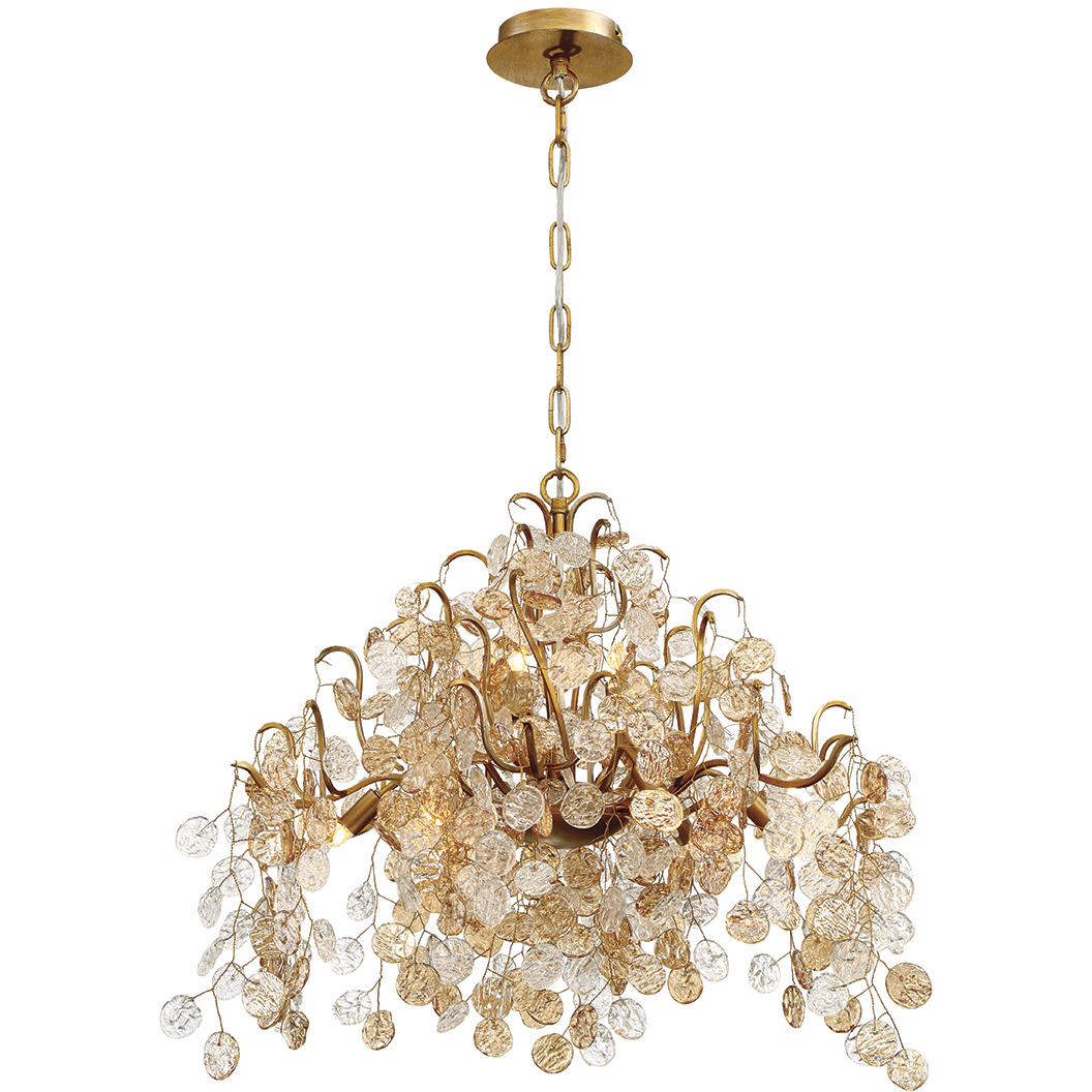 Campobasso 8 Light 26 inch Gold Chandelier Ceiling Light