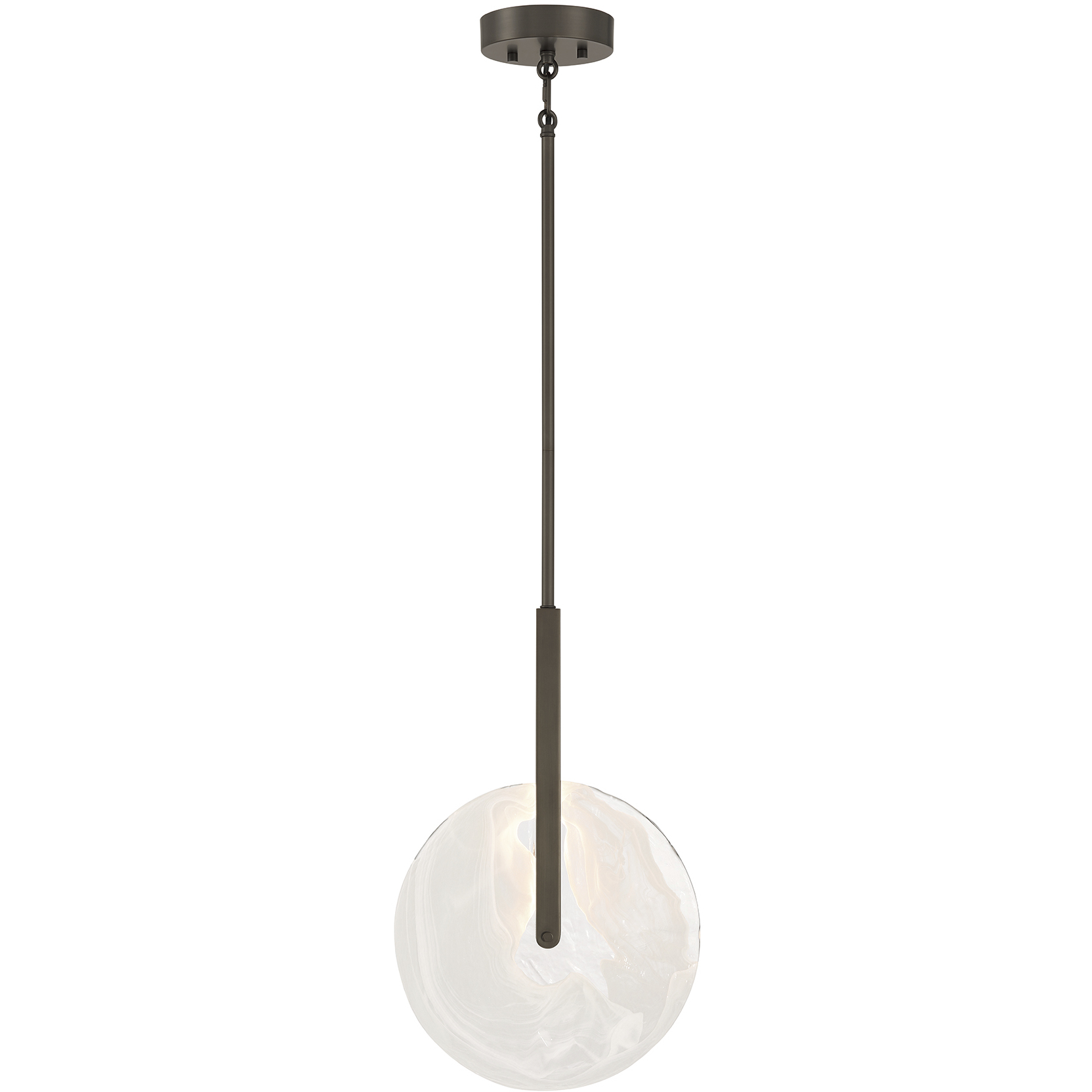 Ainslie LED 12 inch Mediterranean Bronze Pendant Ceiling Light