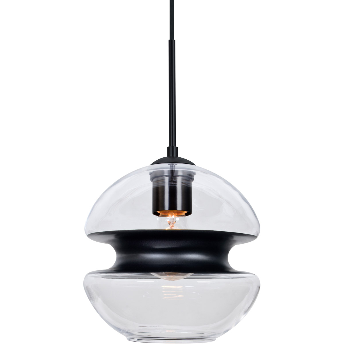Hula 8 1 Light Black Pendant Ceiling Light
