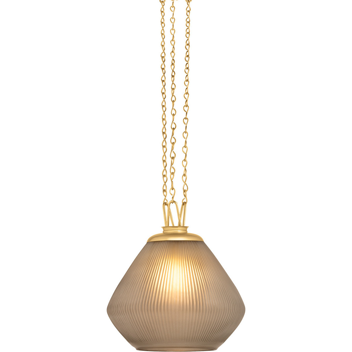 Saint Tropez 1 Light 14 inch Vintage Brass Pendant Ceiling Light