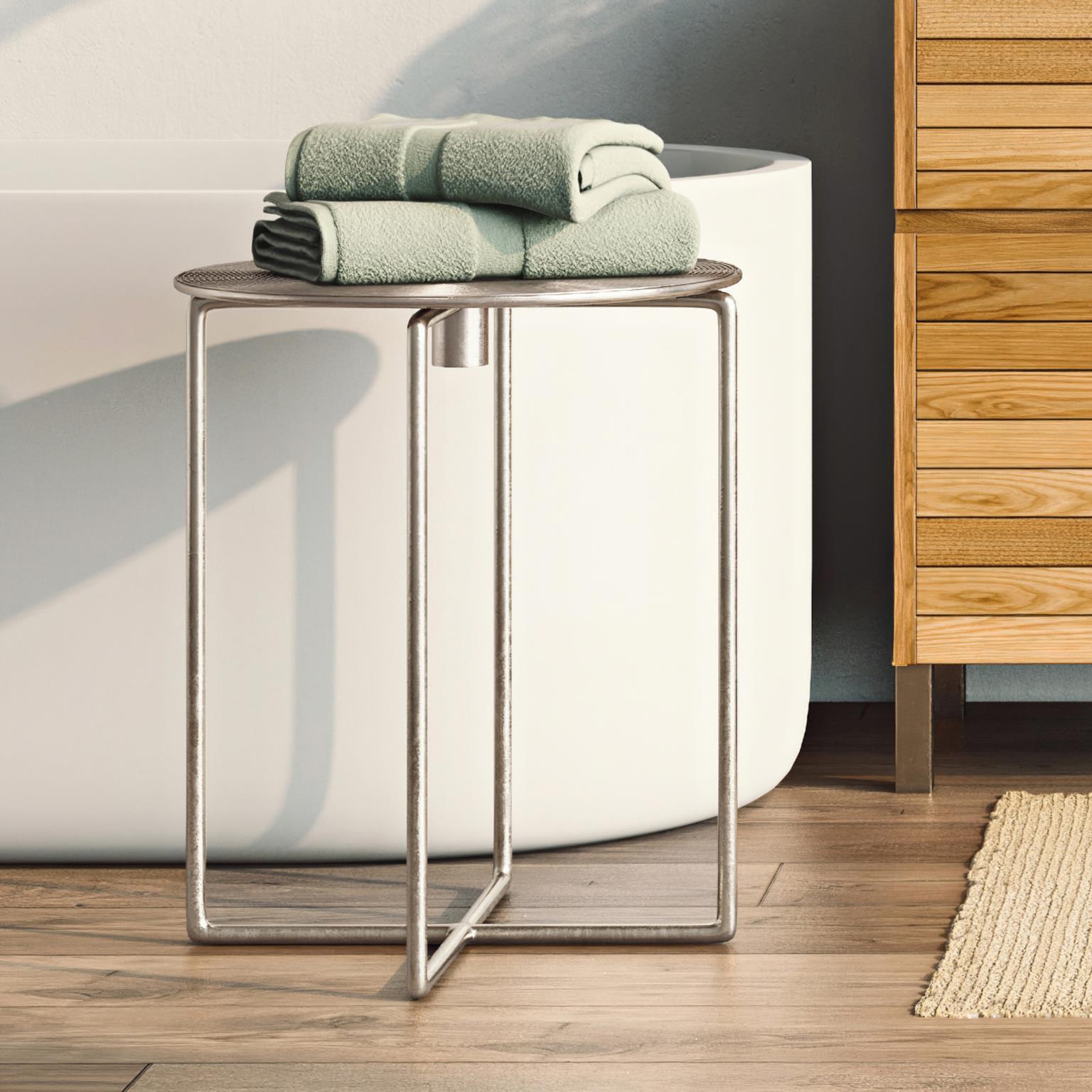 Carter 22 X 19.5 inch Silver Accent Table