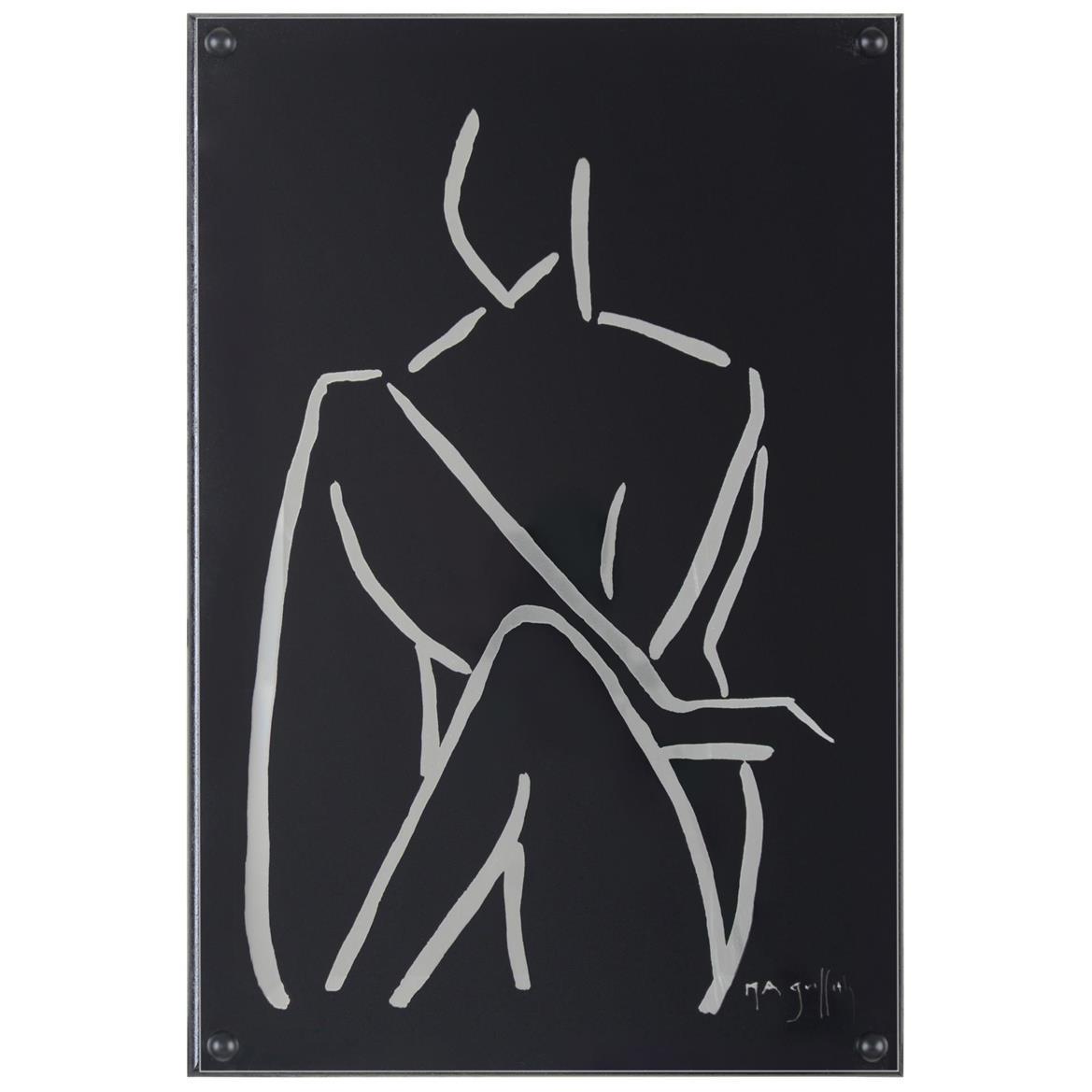 Melissa Abide Griffith's Ebony Contour III Wall Decor, Figurative