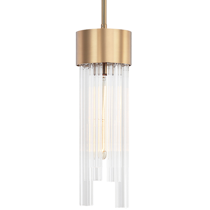 Kellan 1 Light 5 inch Aged Gold Brass Pendant Ceiling Light