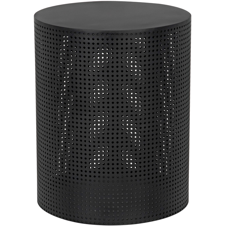 Dixon 20.5 X 16 inch Matte Black Side Table, Small