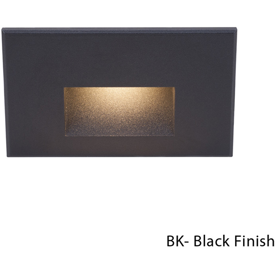 LEDme Step and Wall Lights 277 3.9 watt Black On Aluminum Step Light in White, LED, 16.62 inch
