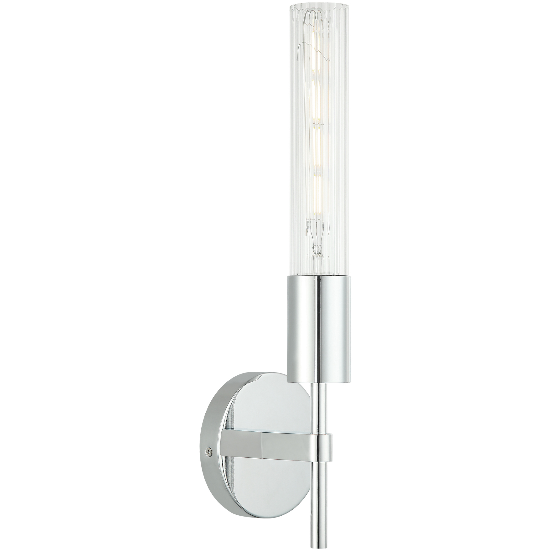 Lumi&egrave;re 1 Light 4.38 inch Chrome Bath Vanity Light Wall Light
