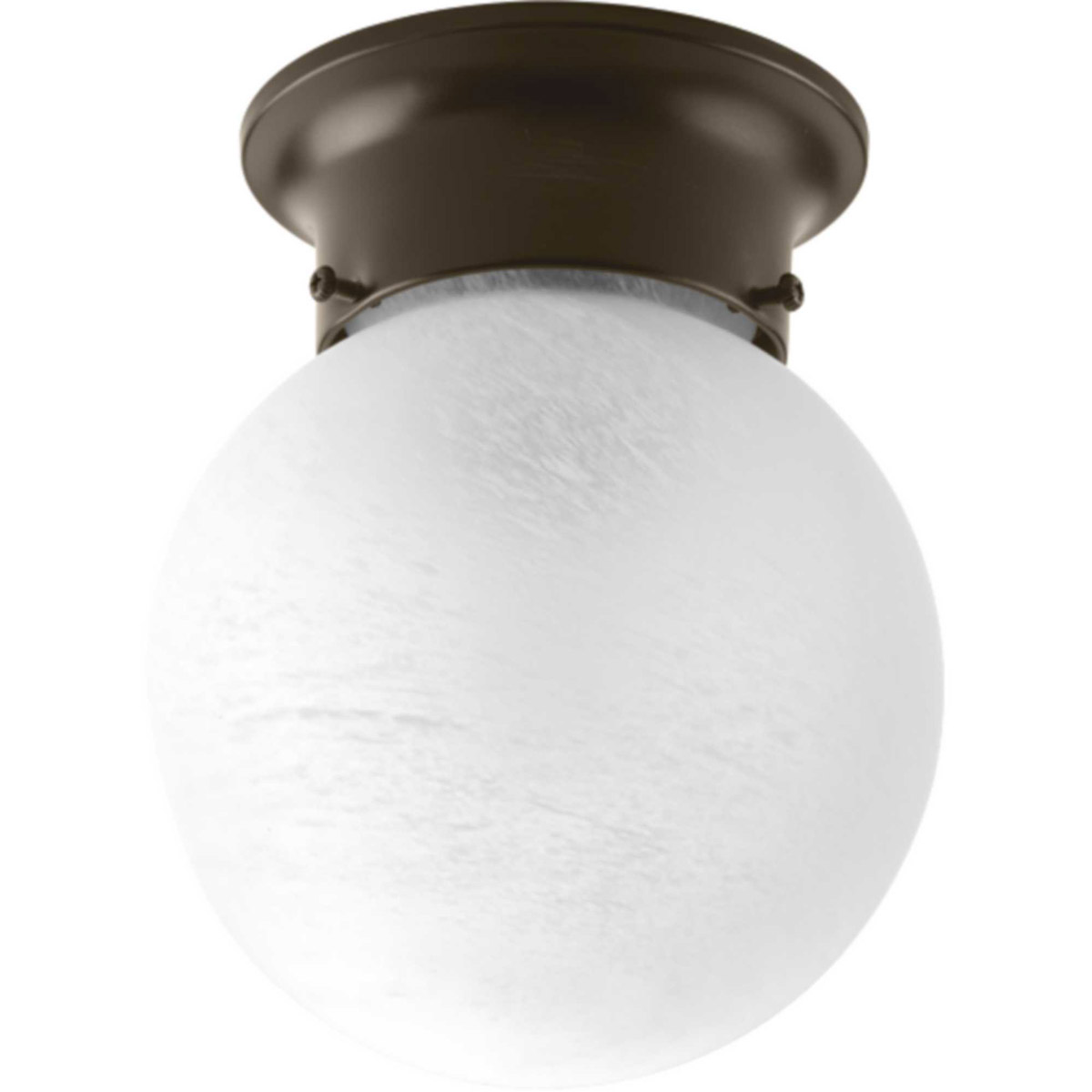 Ginger 1 Light 6 inch Antique Bronze Flush Mount Ceiling Light