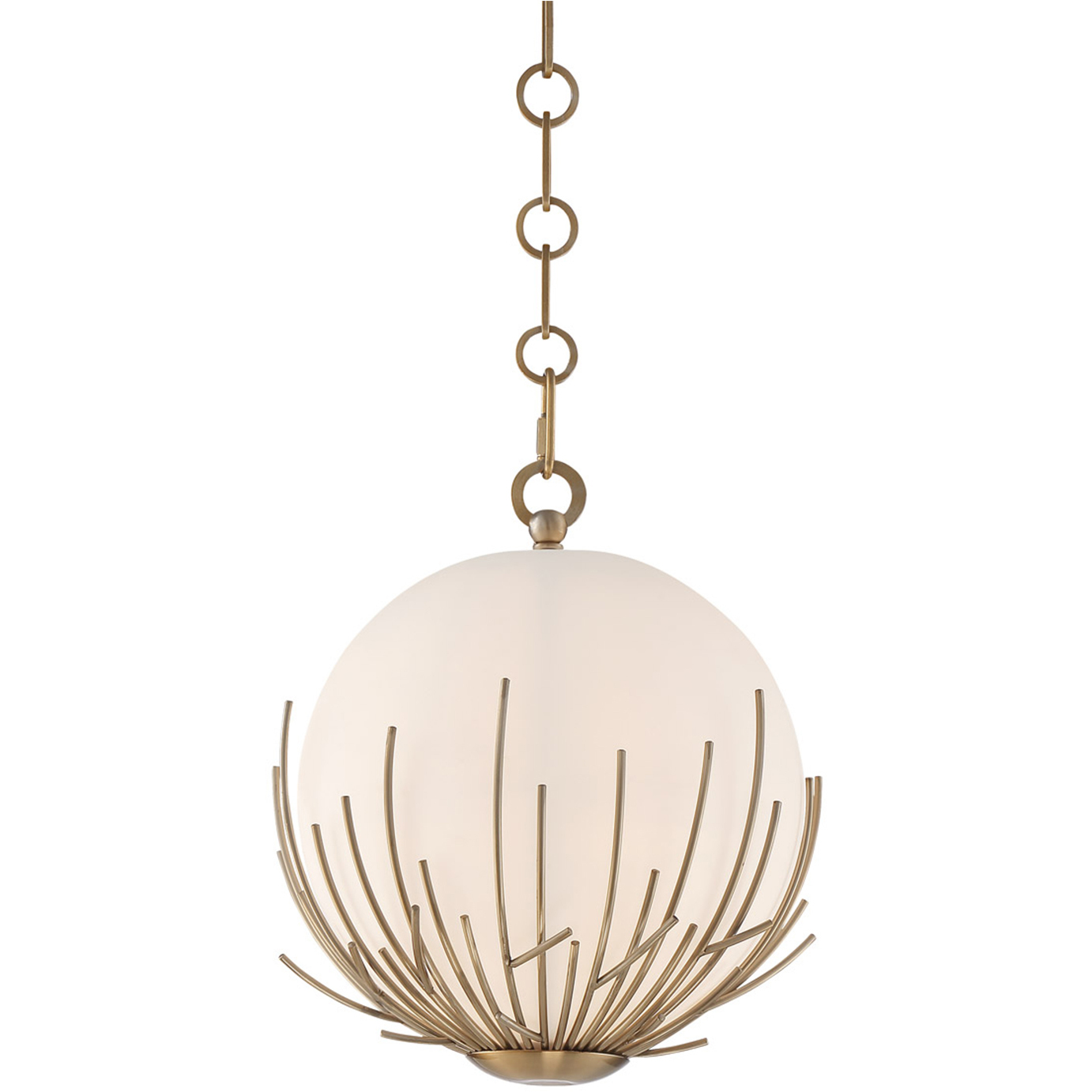 Consus 1 Light 10.13 inch Aged Brass Mini Pendant Ceiling Light