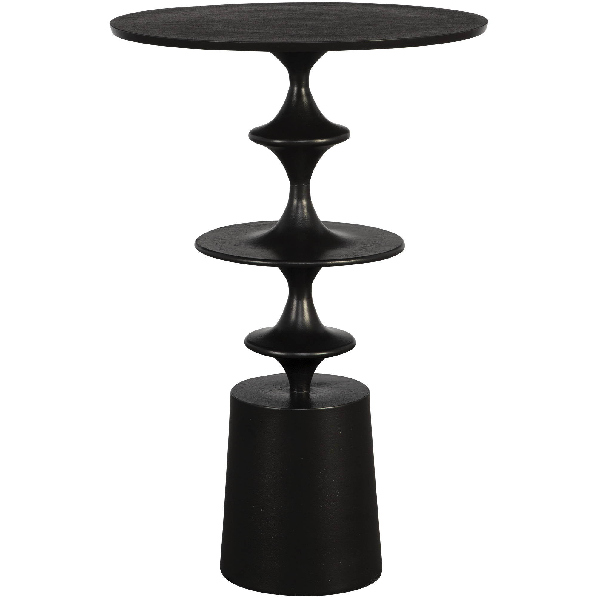 Flight 23.5 X 16 inch Satin Black Accent Table