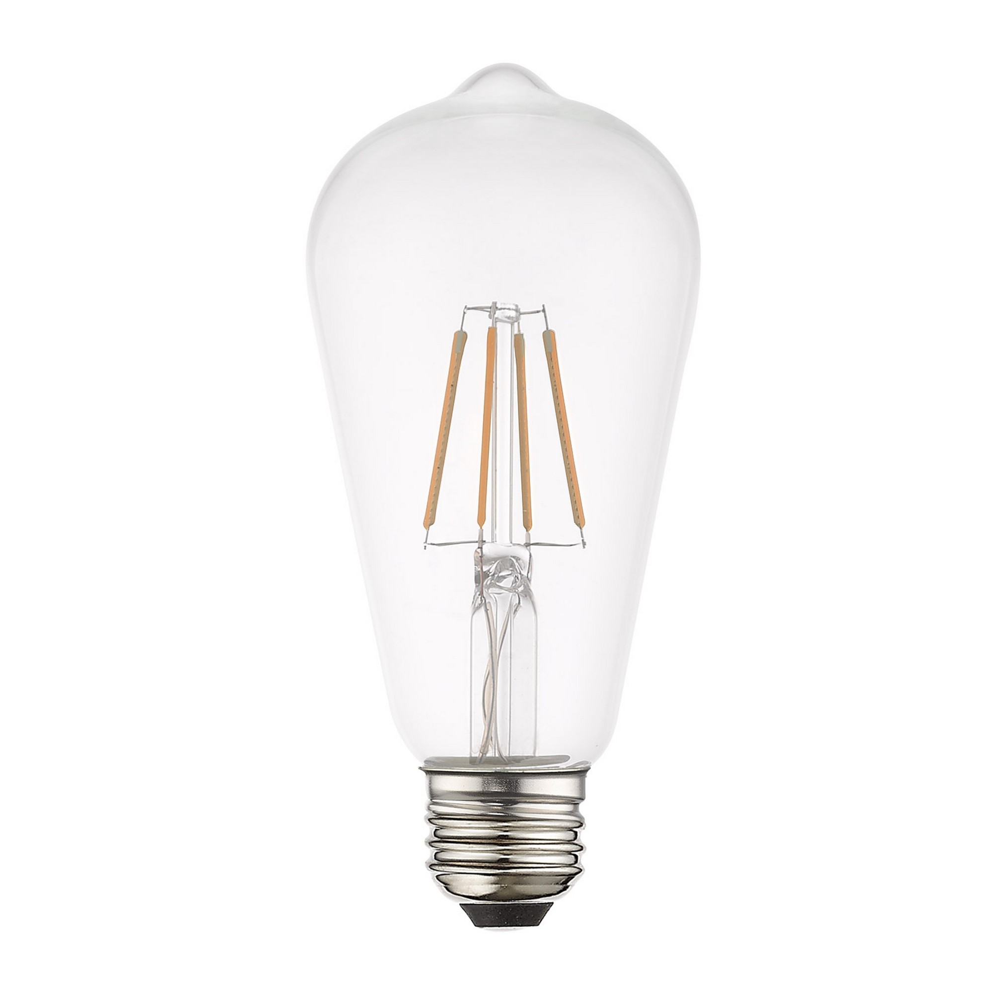 Allison LED ST19 Edison E26 Medium Base 4 watt 2700K Filament LED Bulb in 10, Pack of 10