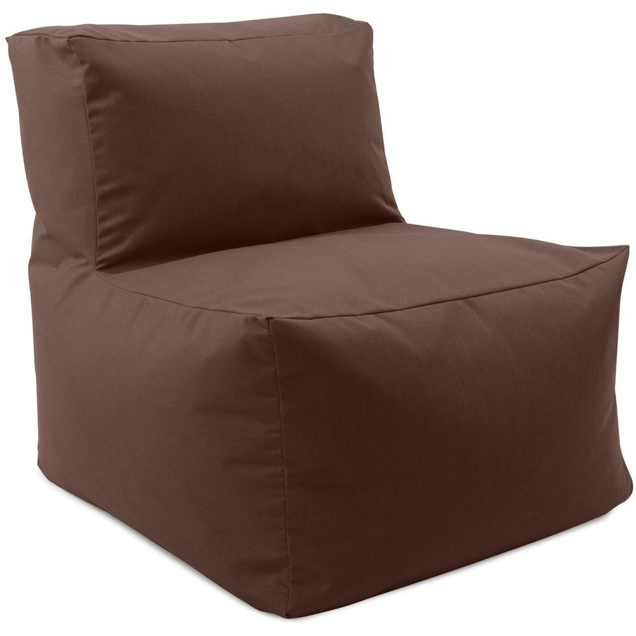 Seascape Chocolate Outdoor Pouf Chair