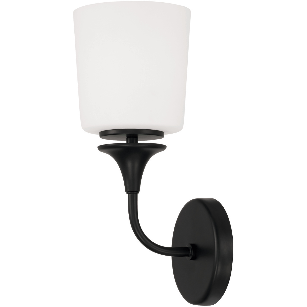 Presley 1 Light 5.5 inch Matte Black Sconce Wall Light