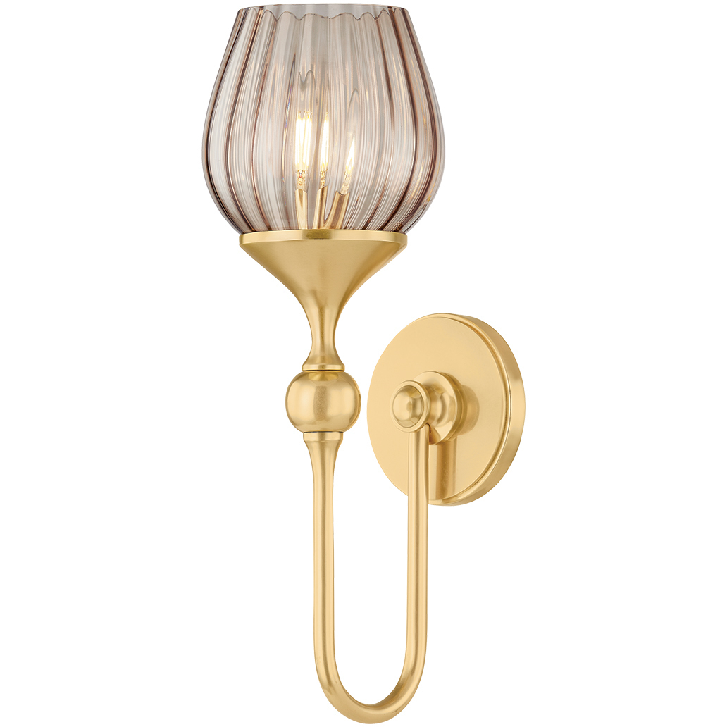 Chatton 1 Light 5.75 inch Aged Brass Wall Sconce Wall Light