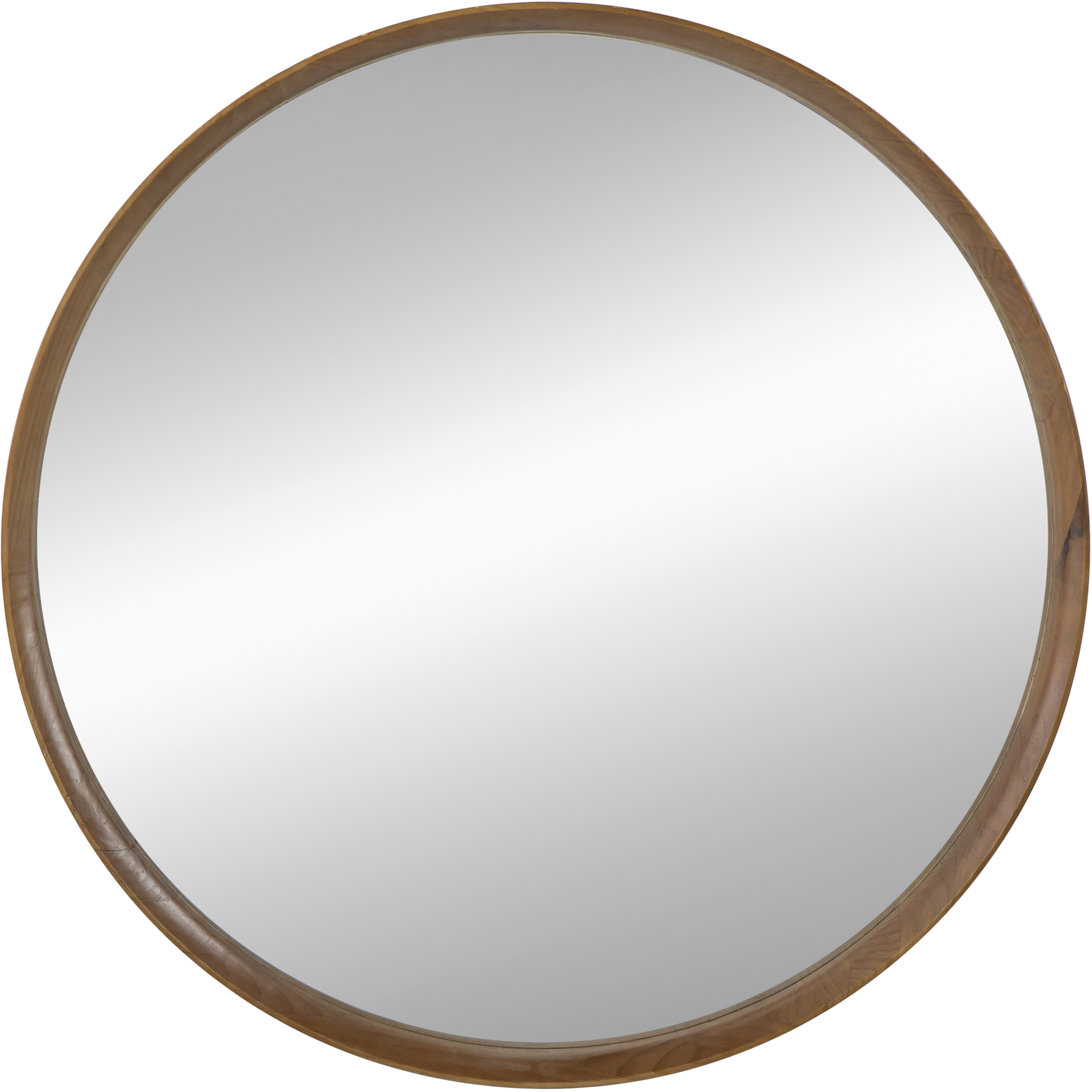 Wayne 39.4 X 39.4 inch Brown Wall Mirror
