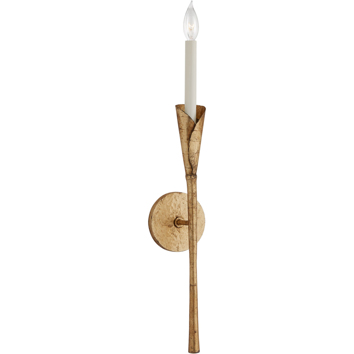 Chapman & Myers Aiden 1 Light 4.5 inch Gilded Iron Tail Sconce Wall Light